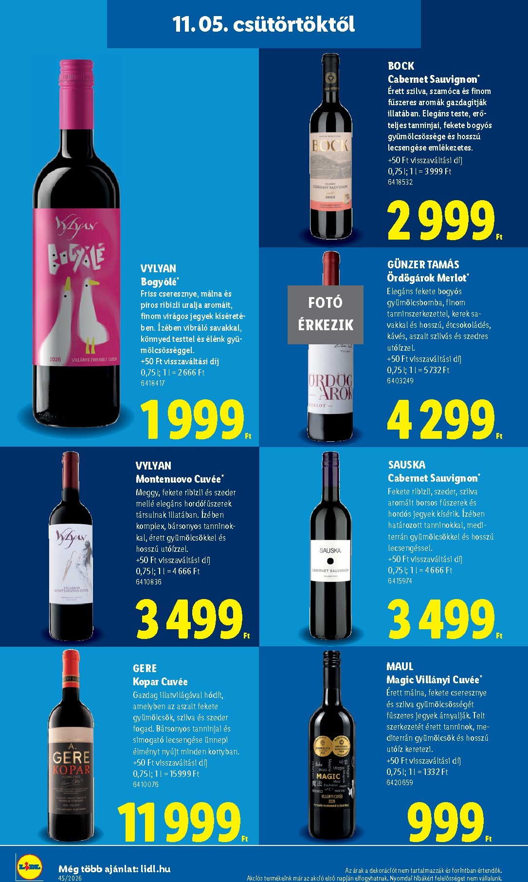 lidl - Lidl hirdetmény a következő hétre csütörtöktől 2026.11.05.-tól szerdától 2026.11.11.-ig - page: 26