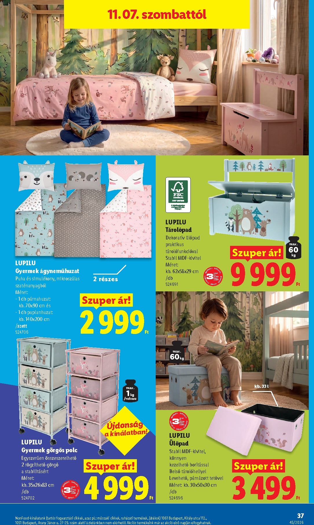 lidl - Lidl hirdetmény a következő hétre csütörtöktől 2026.11.05.-tól szerdától 2026.11.11.-ig - page: 37