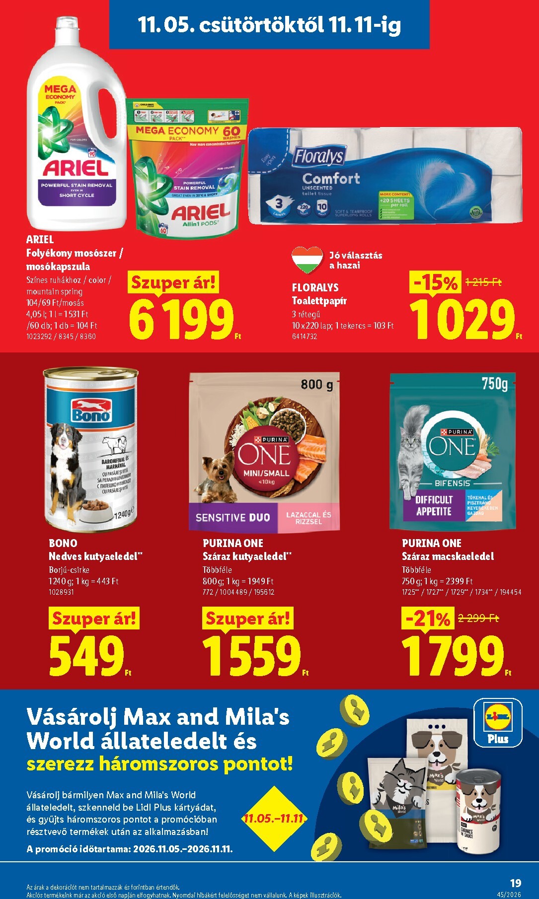 lidl - Lidl hirdetmény a következő hétre csütörtöktől 2026.11.05.-tól szerdától 2026.11.11.-ig - page: 19