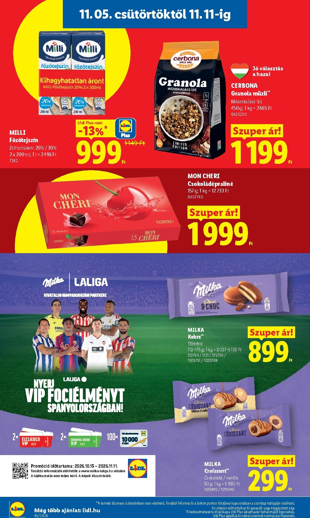 lidl - Lidl hirdetmény a következő hétre csütörtöktől 2026.11.05.-tól szerdától 2026.11.11.-ig - page: 12