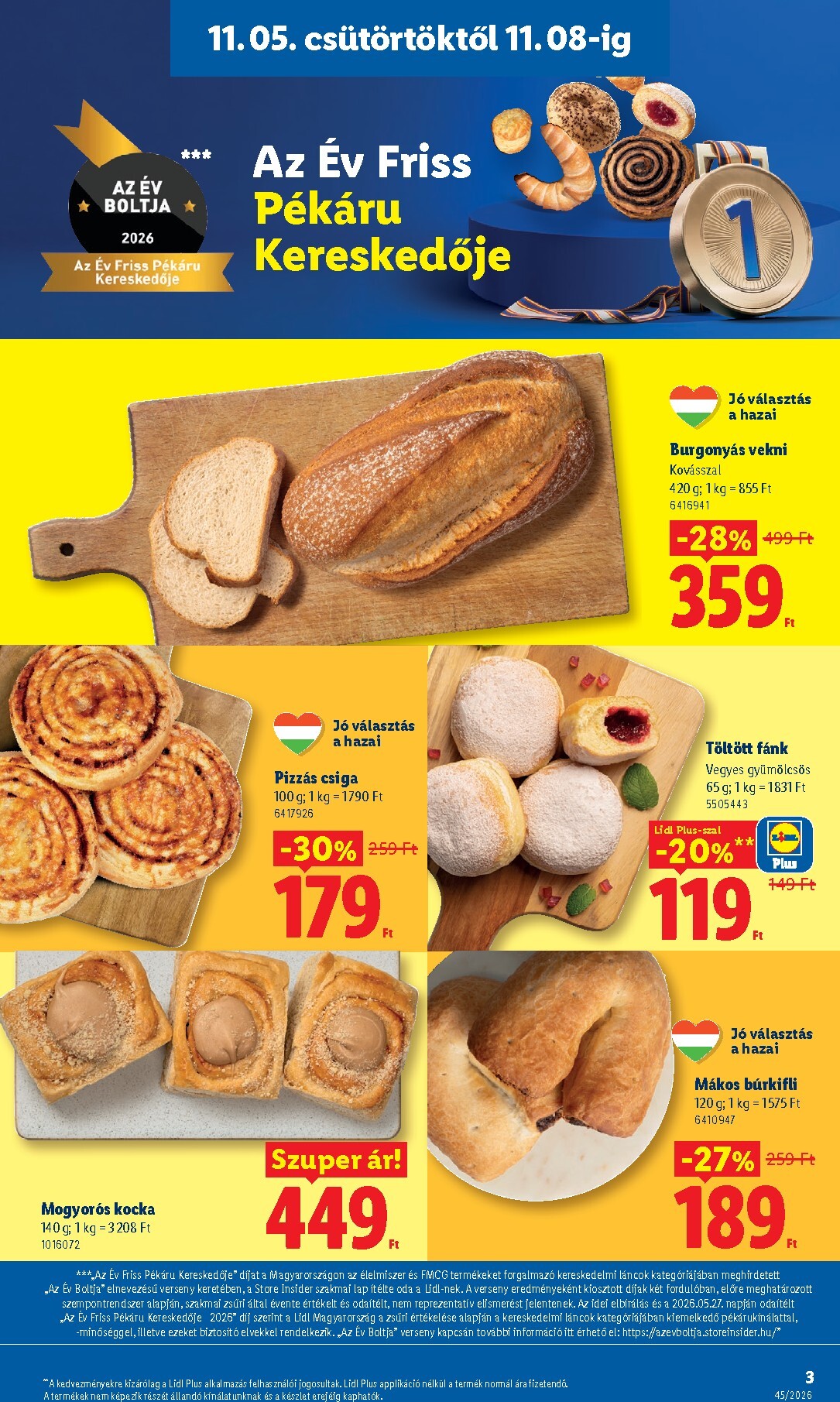 lidl - Lidl hirdetmény a következő hétre csütörtöktől 2026.11.05.-tól szerdától 2026.11.11.-ig - page: 3