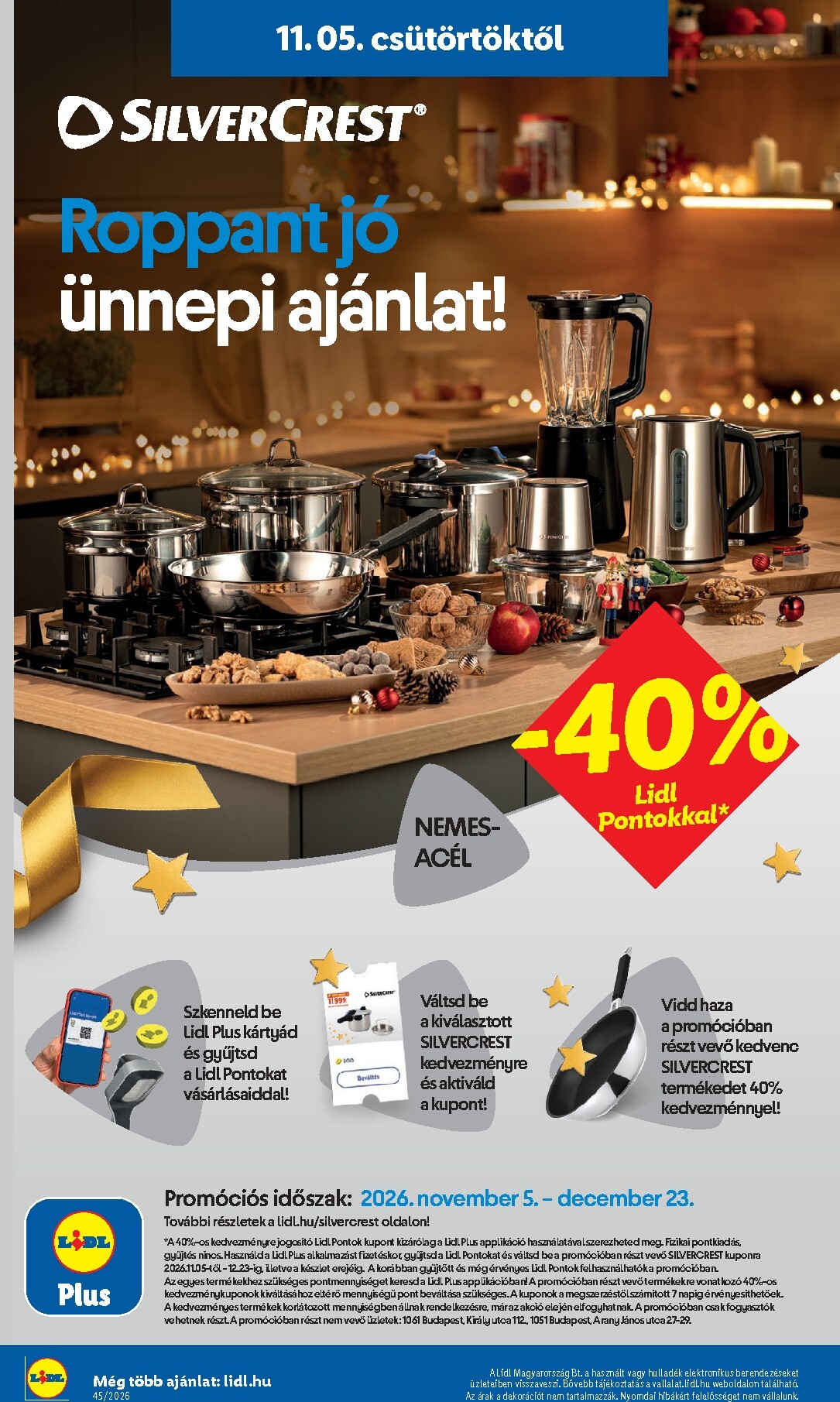 lidl - Lidl hirdetmény a következő hétre csütörtöktől 2026.11.05.-tól szerdától 2026.11.11.-ig - page: 28