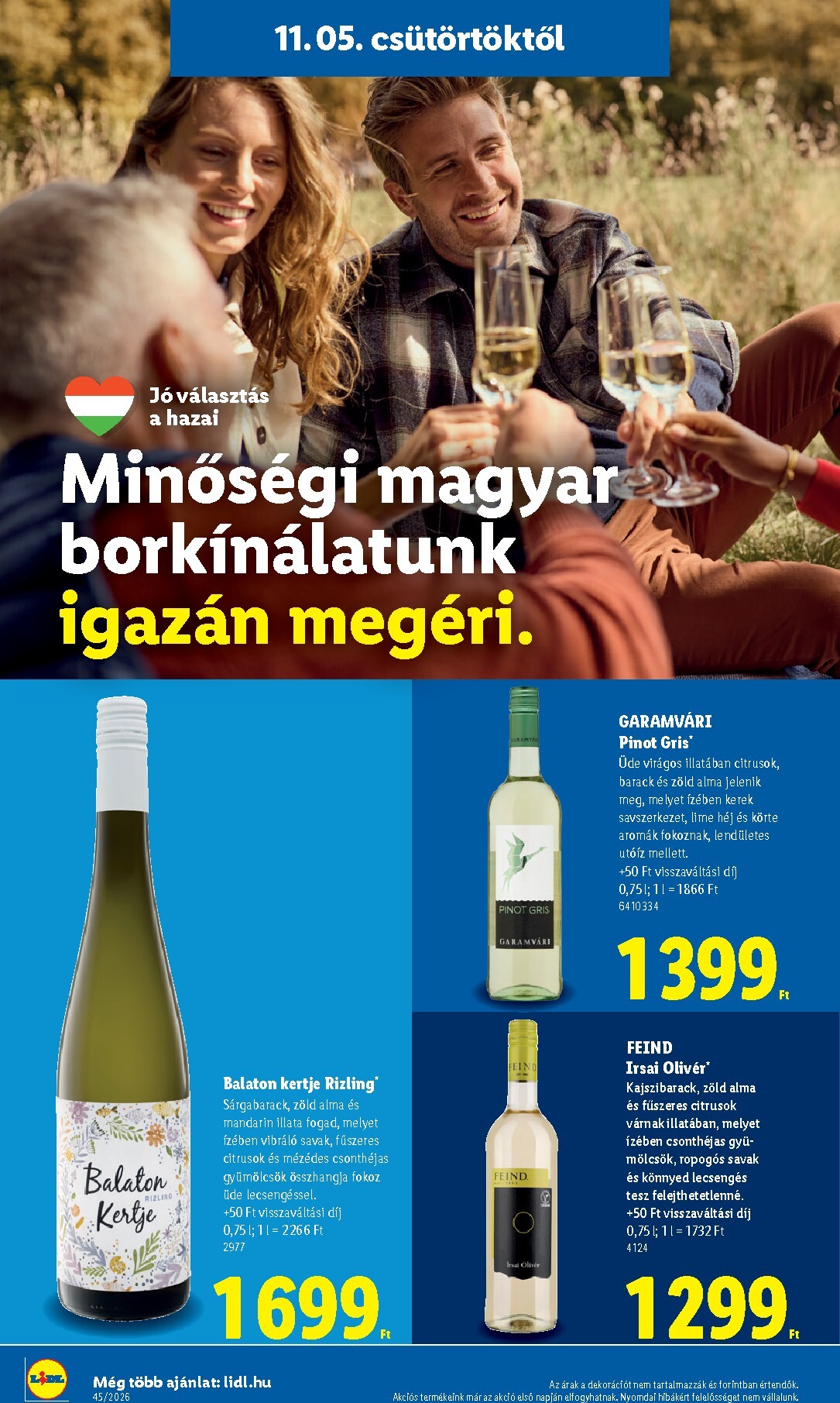 lidl - Lidl hirdetmény a következő hétre csütörtöktől 2026.11.05.-tól szerdától 2026.11.11.-ig - page: 22