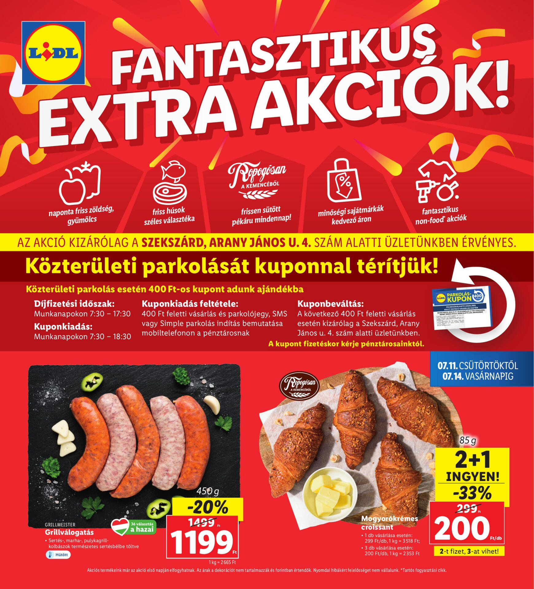 lidl - Aktuális újság Lidl - Szekszárd 07.11. - 07.14. - page: 1