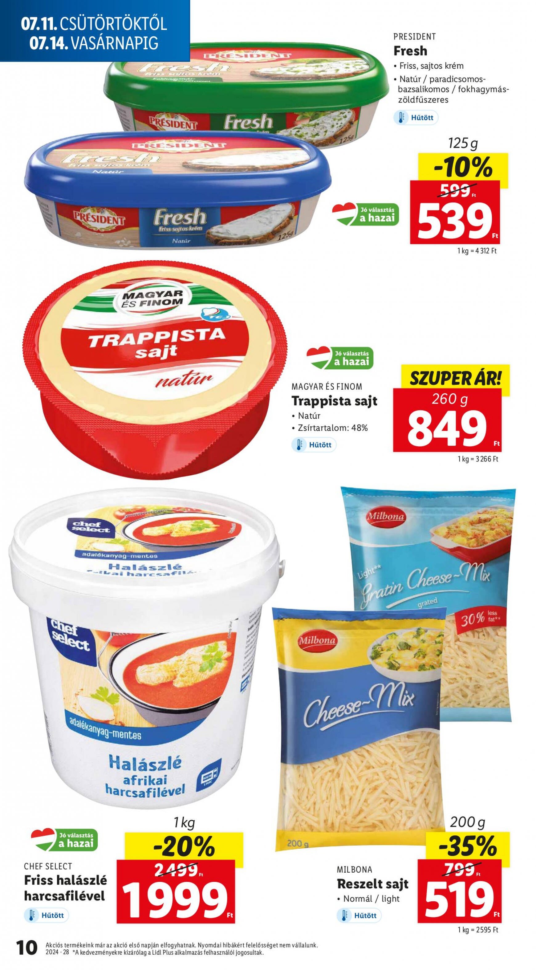 lidl - Aktuális újság Lidl 07.11. - 07.17. - page: 10