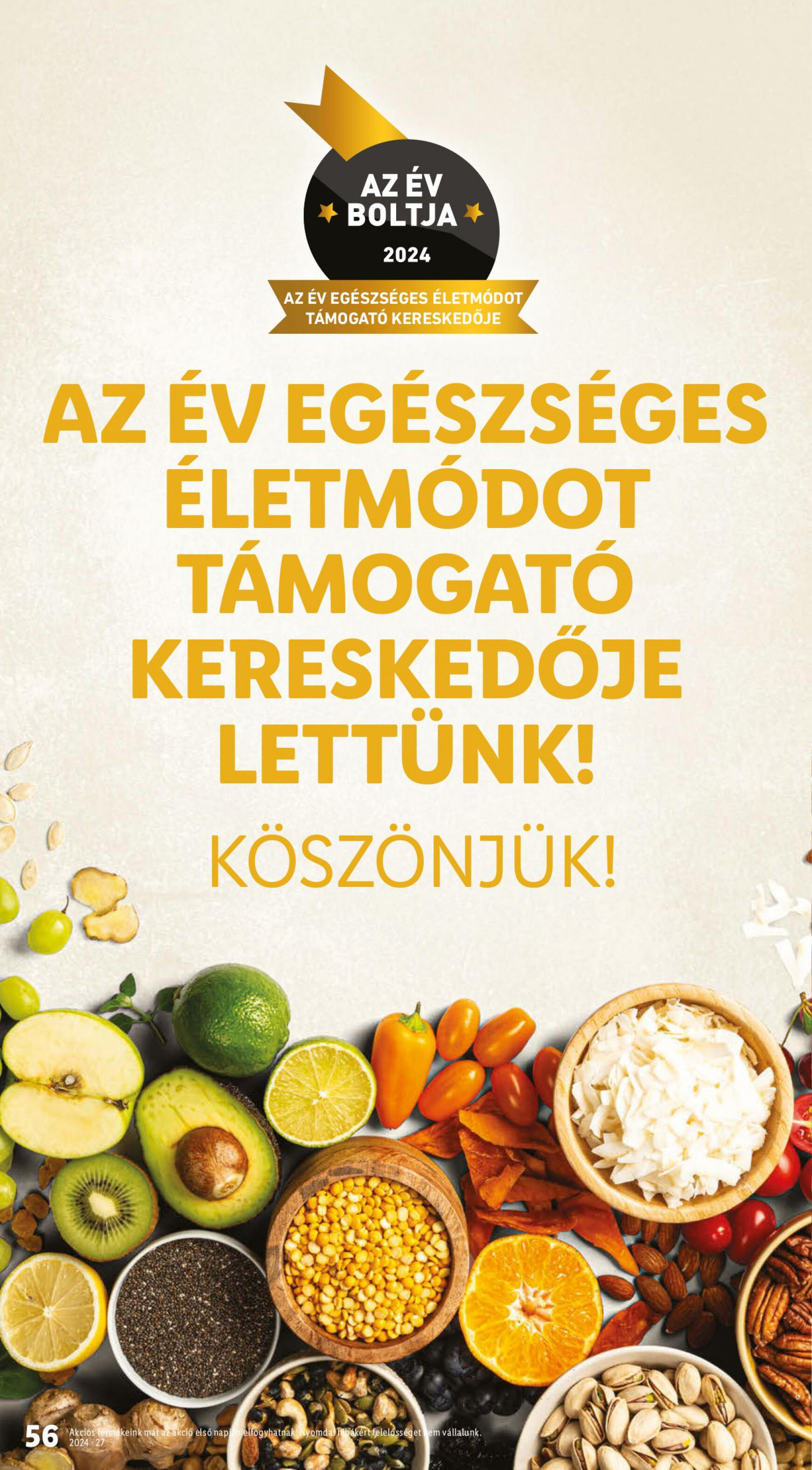 lidl - Aktuális újság Lidl 07.11. - 07.17. - page: 56