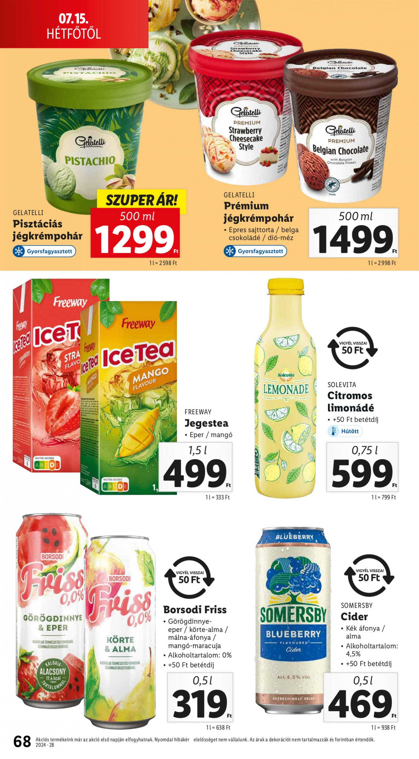 lidl - Aktuális újság Lidl 07.11. - 07.17. - page: 68