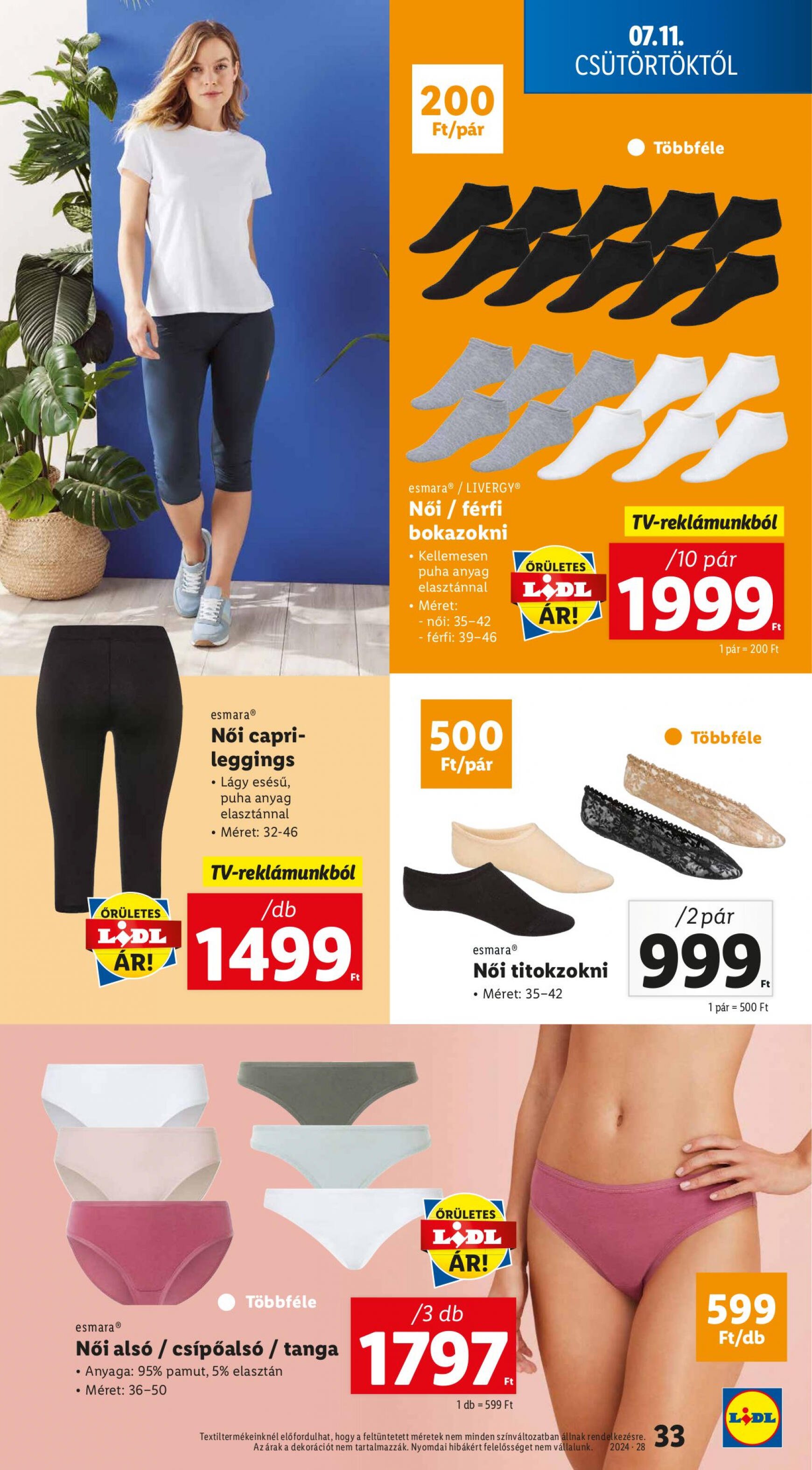 lidl - Aktuális újság Lidl 07.11. - 07.17. - page: 33