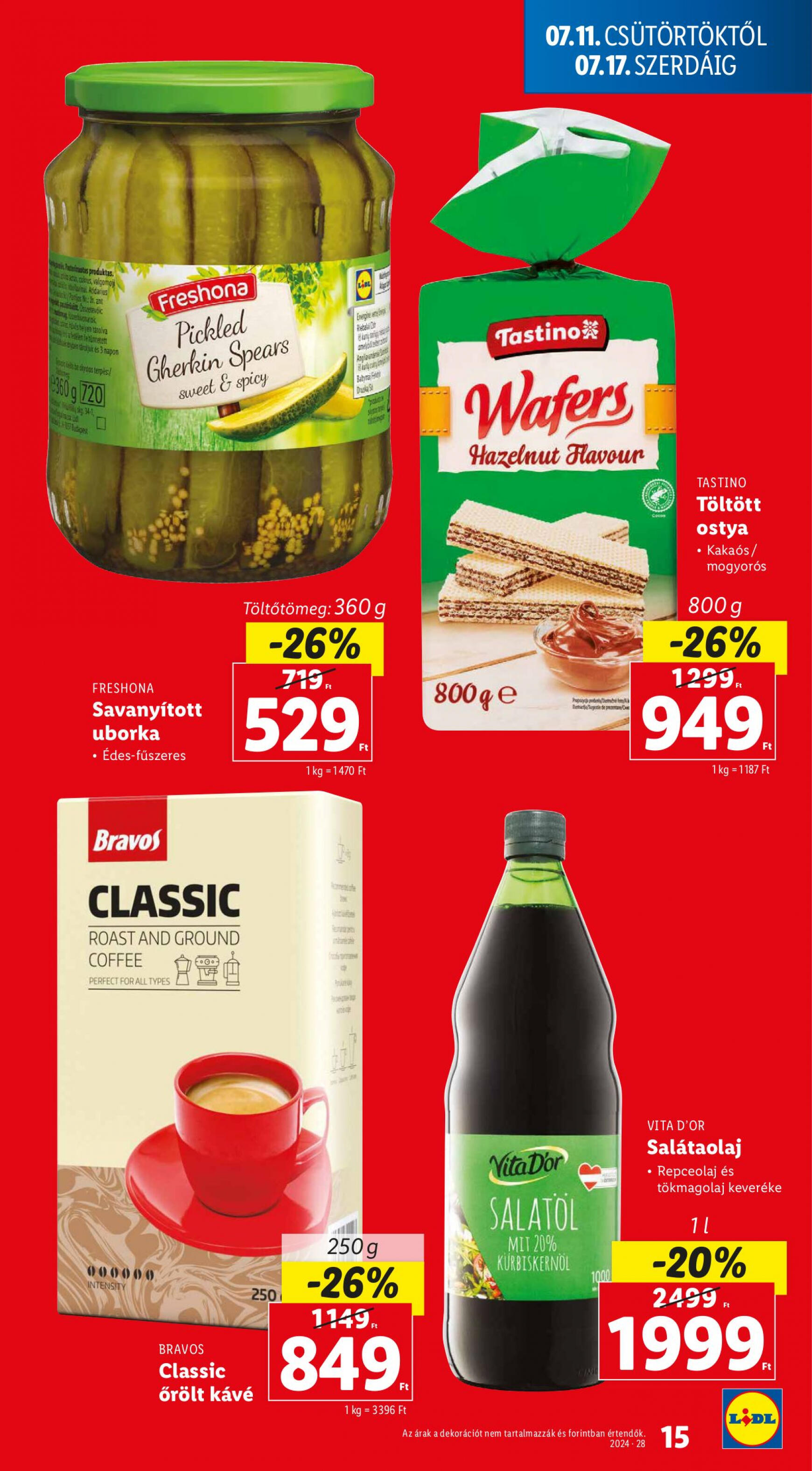 lidl - Aktuális újság Lidl 07.11. - 07.17. - page: 15