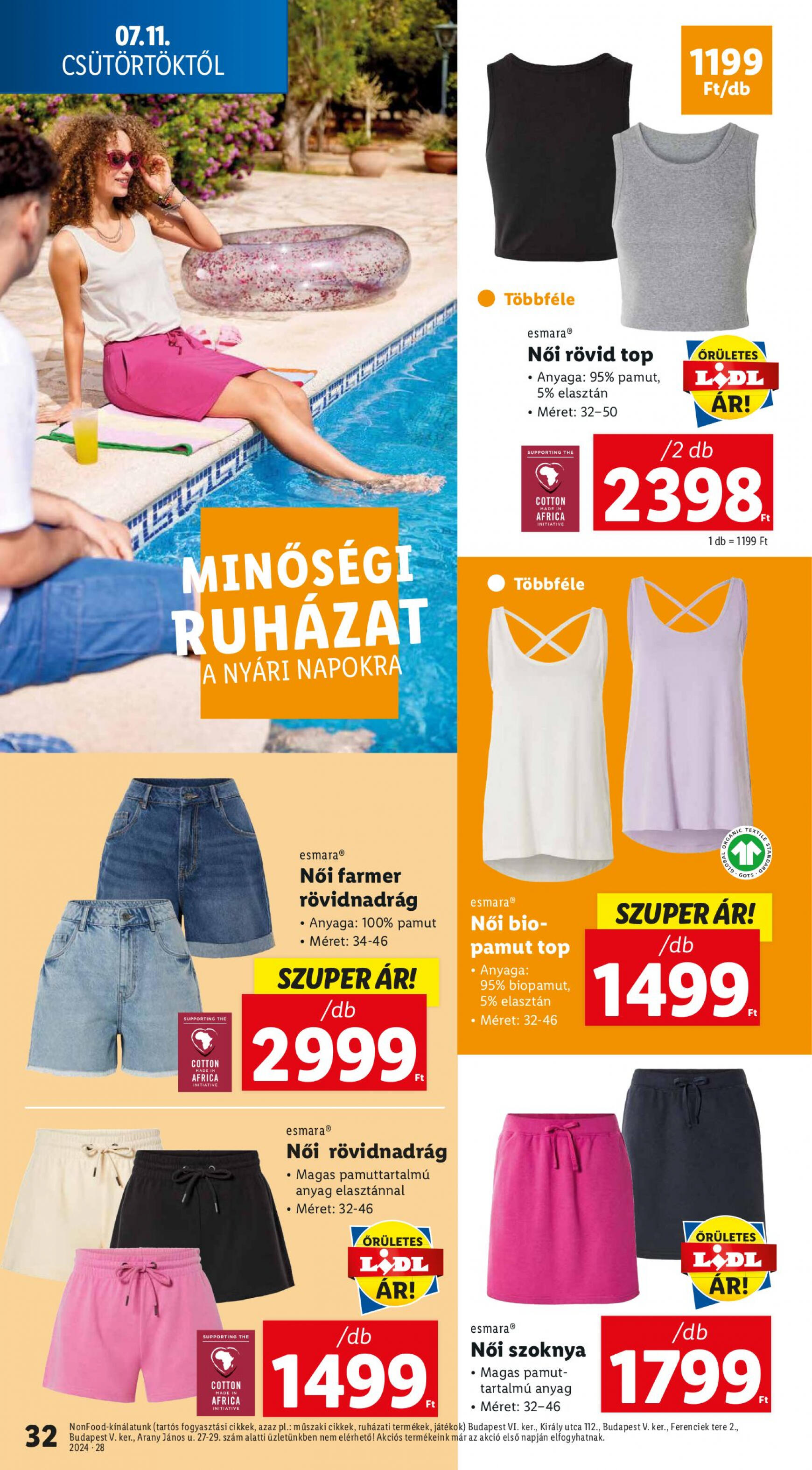 lidl - Aktuális újság Lidl 07.11. - 07.17. - page: 32