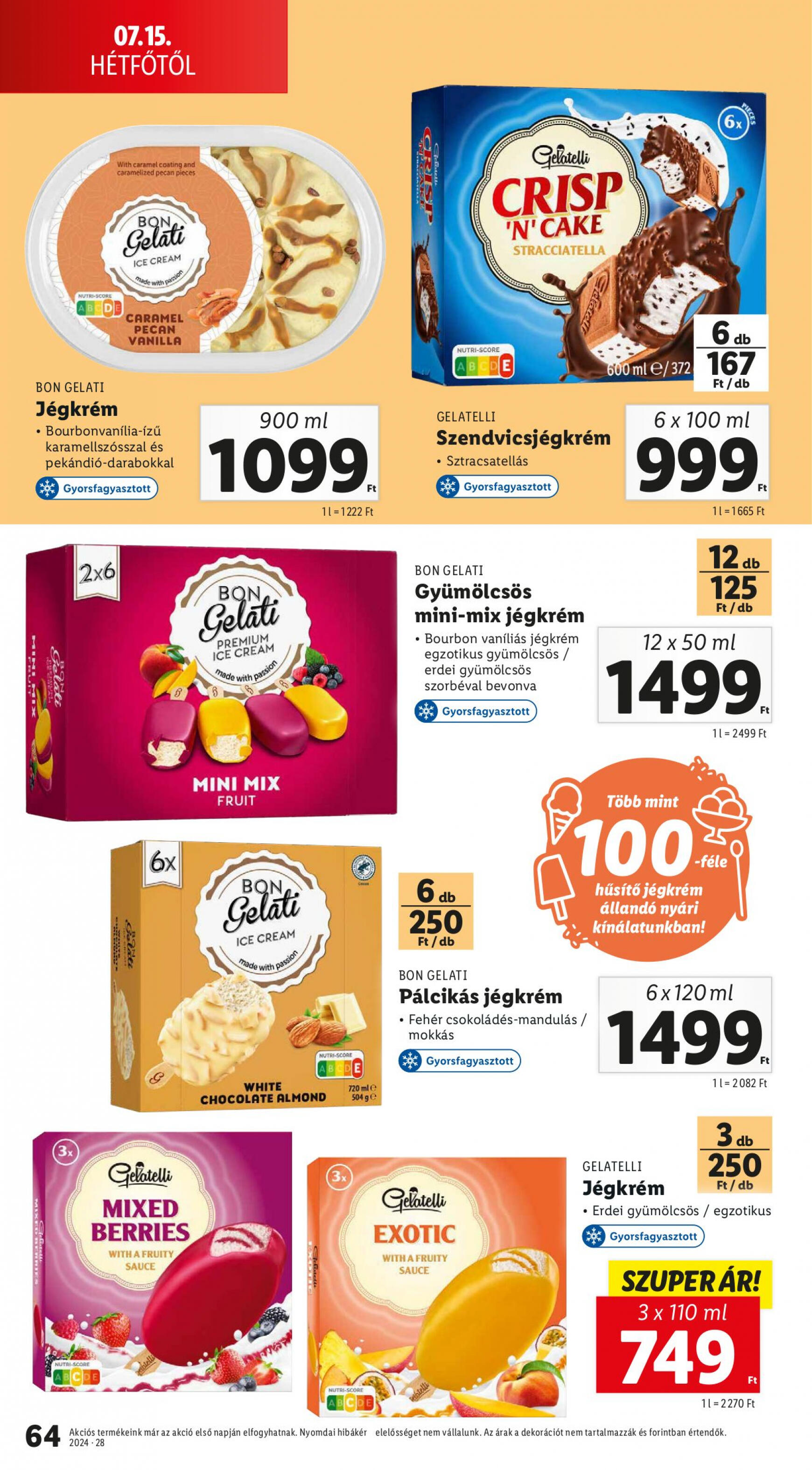 lidl - Aktuális újság Lidl 07.11. - 07.17. - page: 64