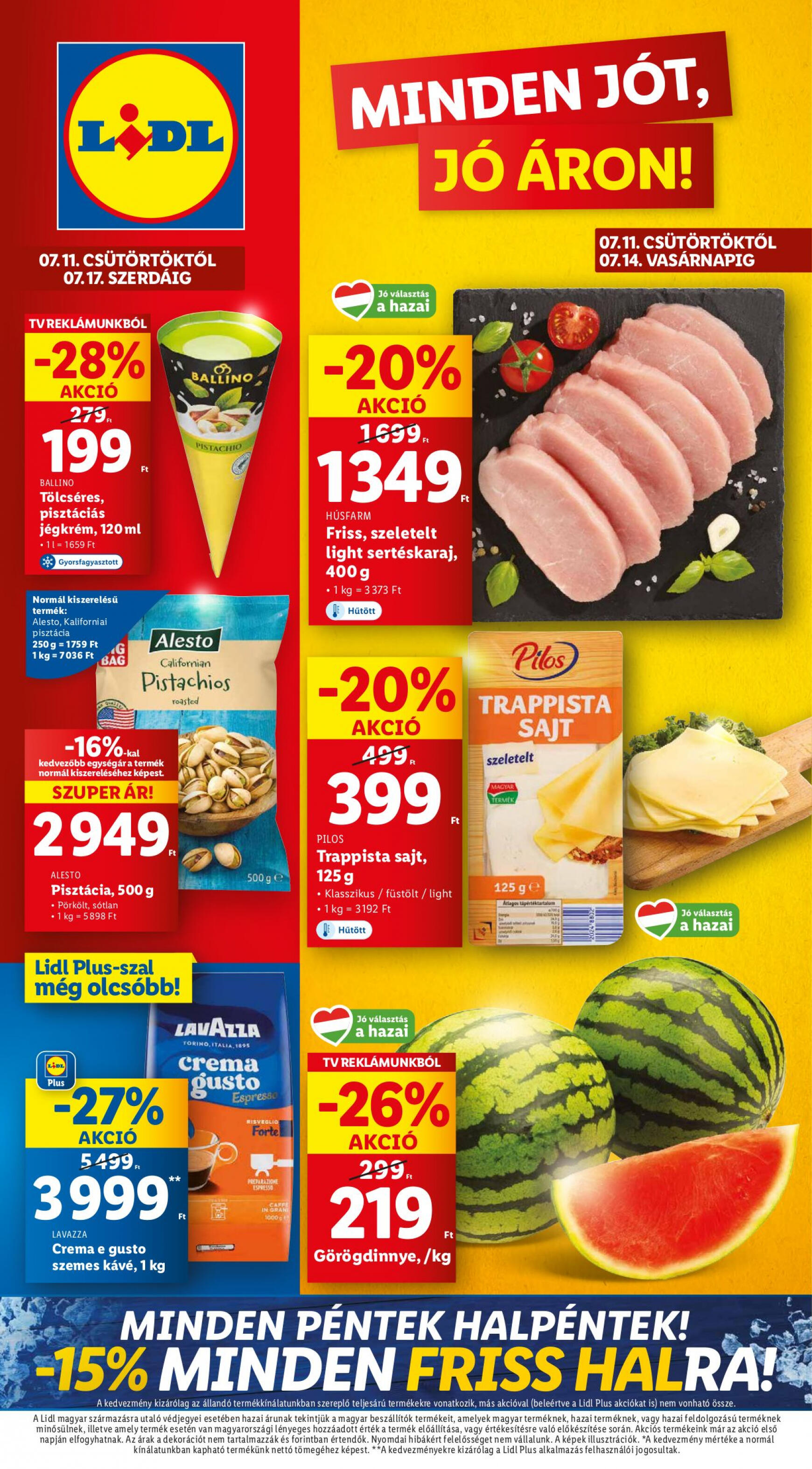 lidl - Aktuális újság Lidl 07.11. - 07.17. - page: 1