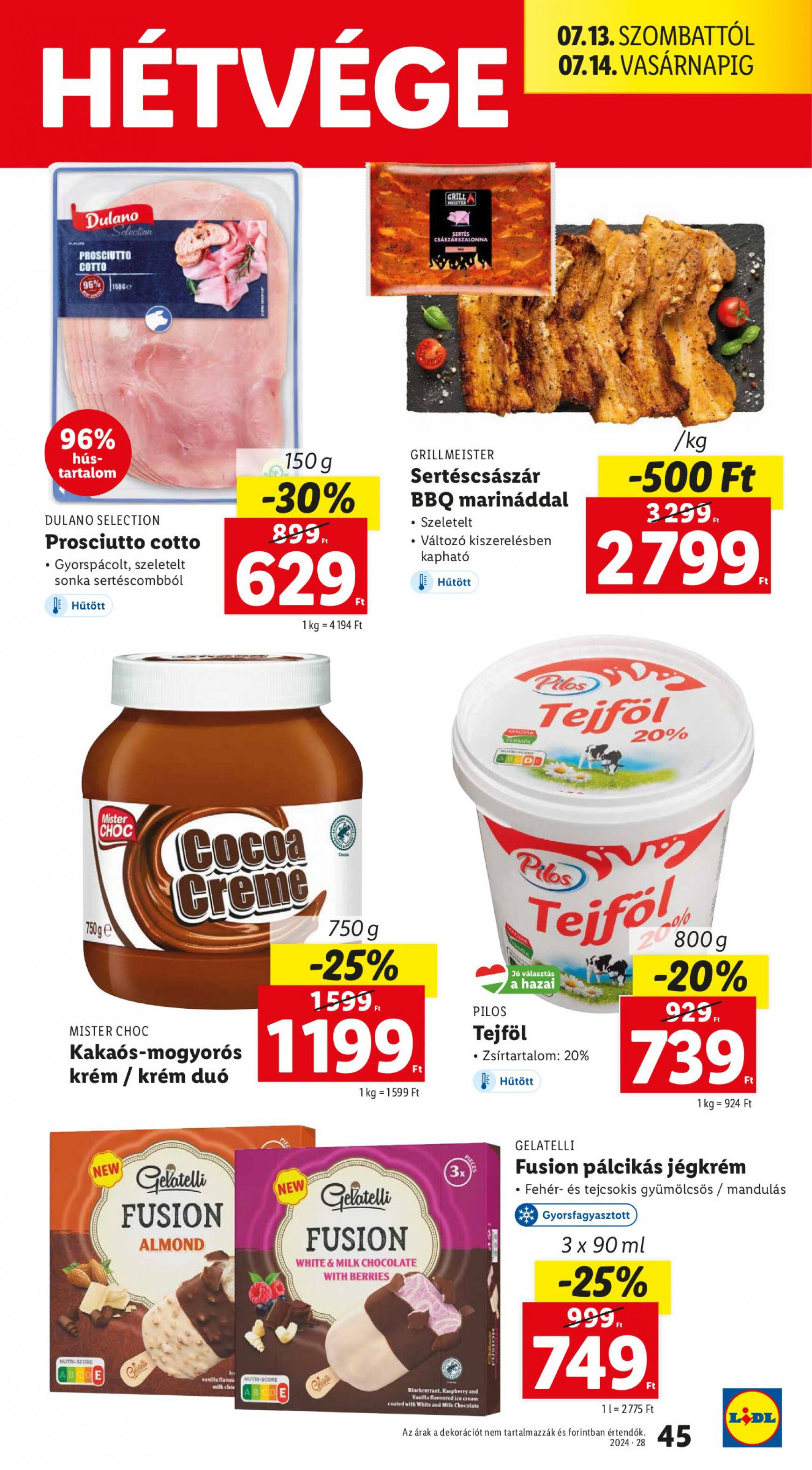 lidl - Aktuális újság Lidl 07.11. - 07.17. - page: 45