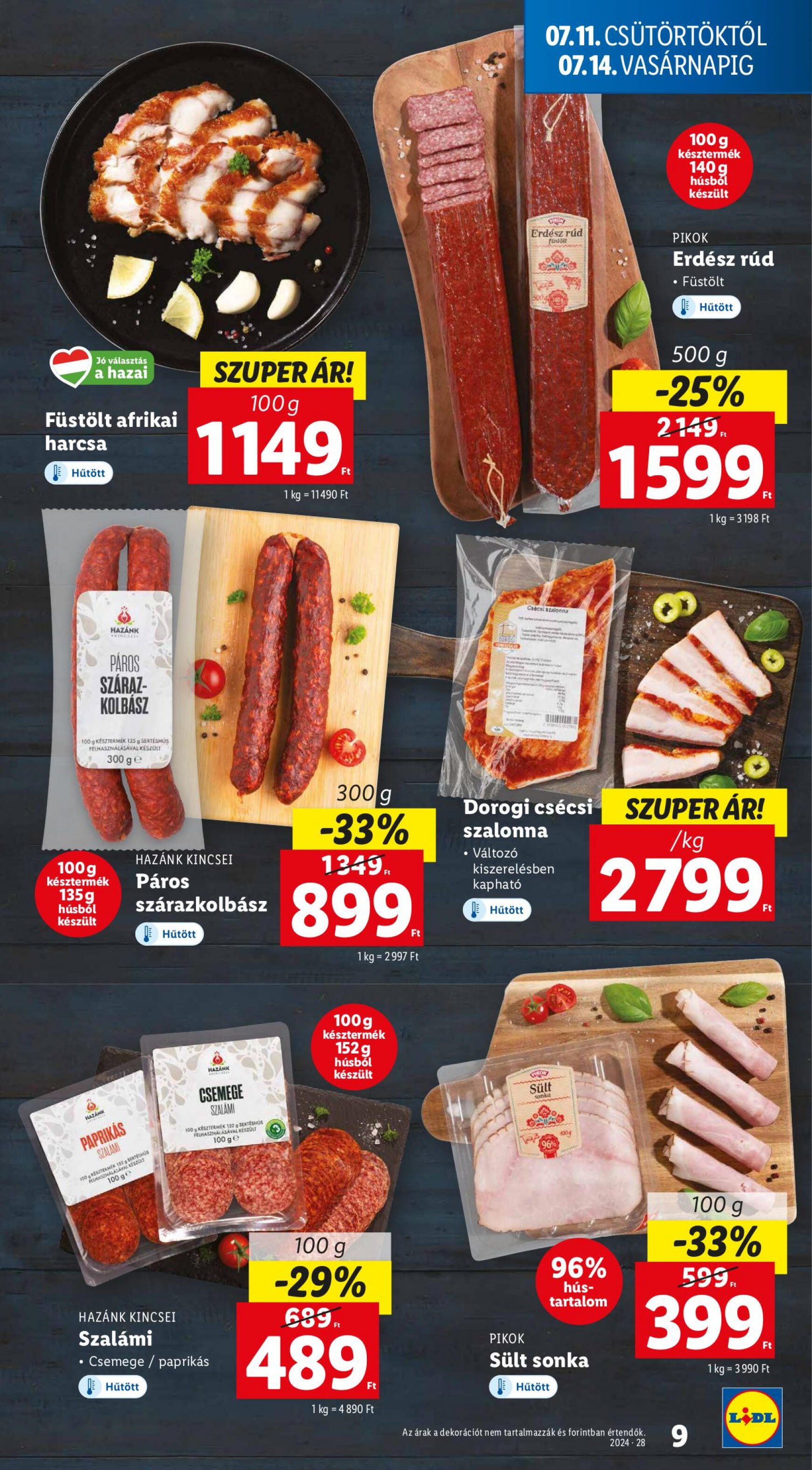 lidl - Aktuális újság Lidl 07.11. - 07.17. - page: 9