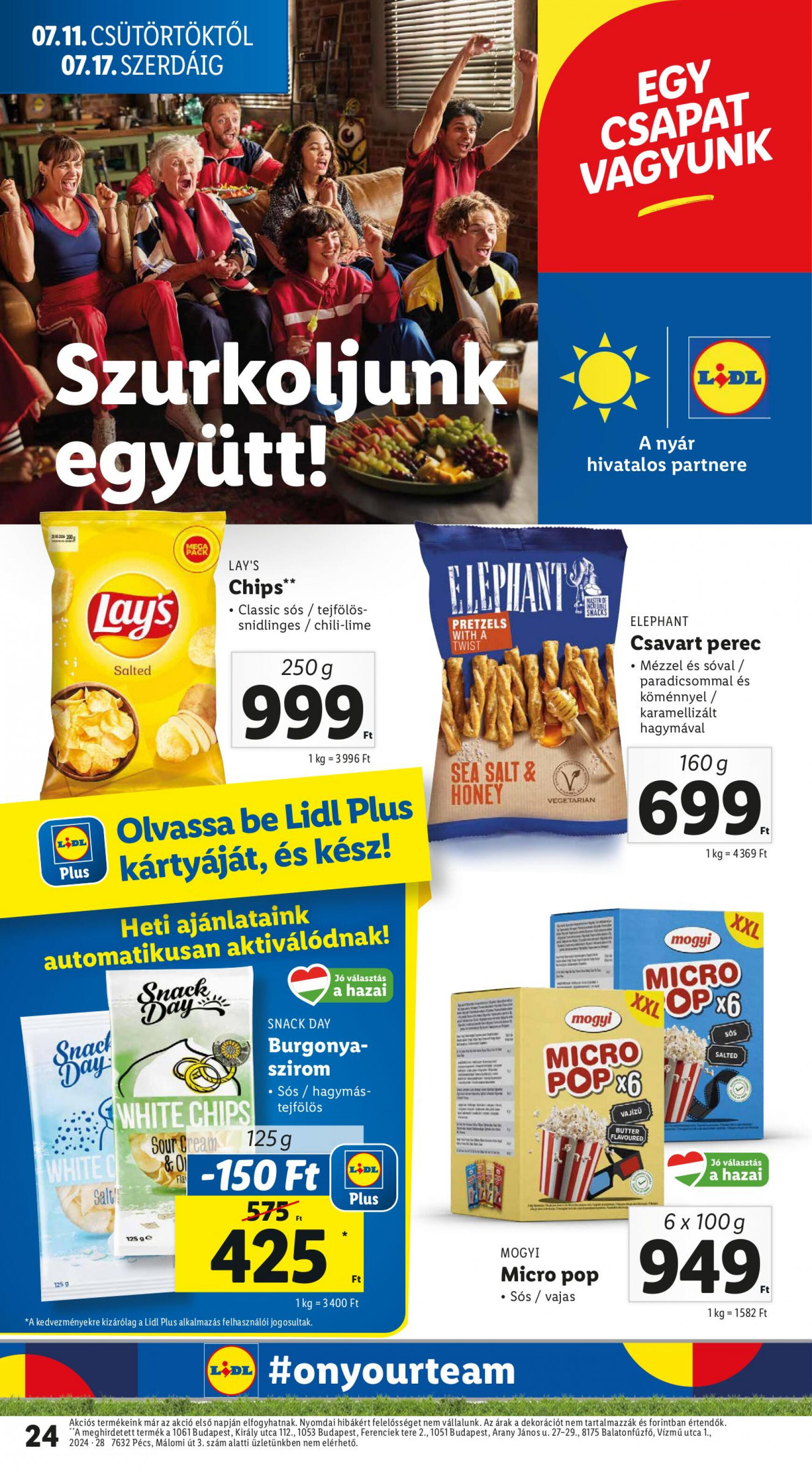 lidl - Aktuális újság Lidl 07.11. - 07.17. - page: 24