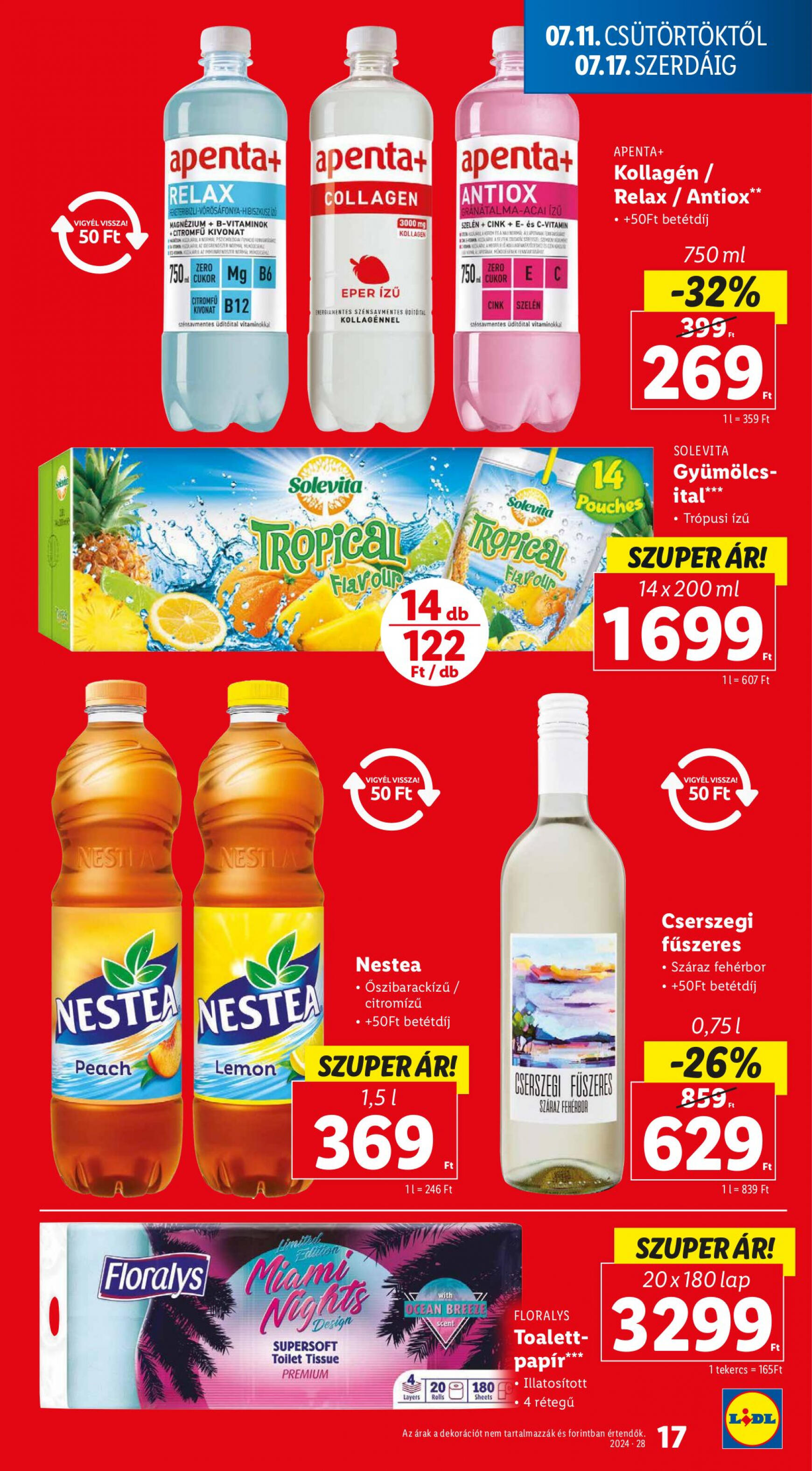 lidl - Aktuális újság Lidl 07.11. - 07.17. - page: 17