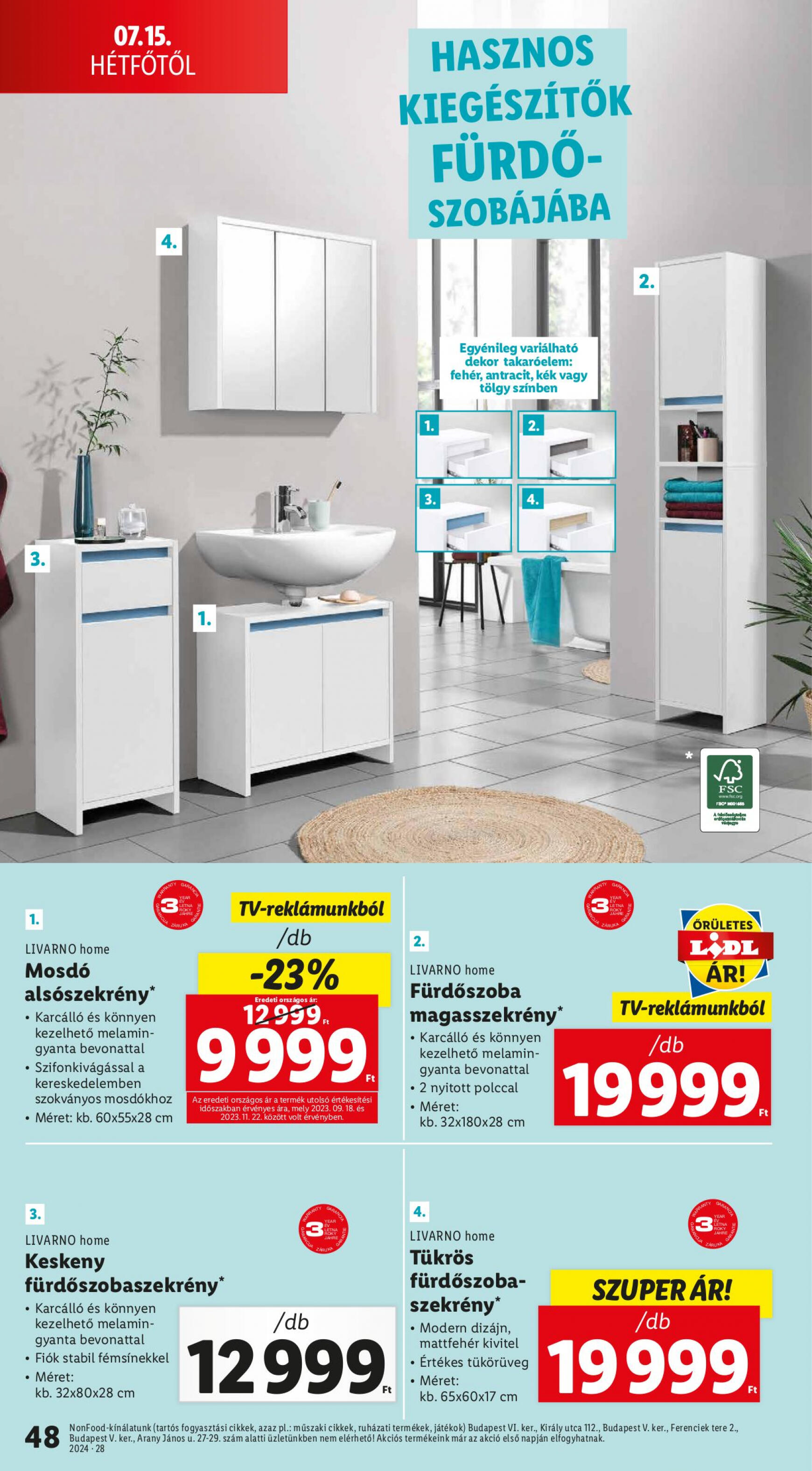 lidl - Aktuális újság Lidl 07.11. - 07.17. - page: 48