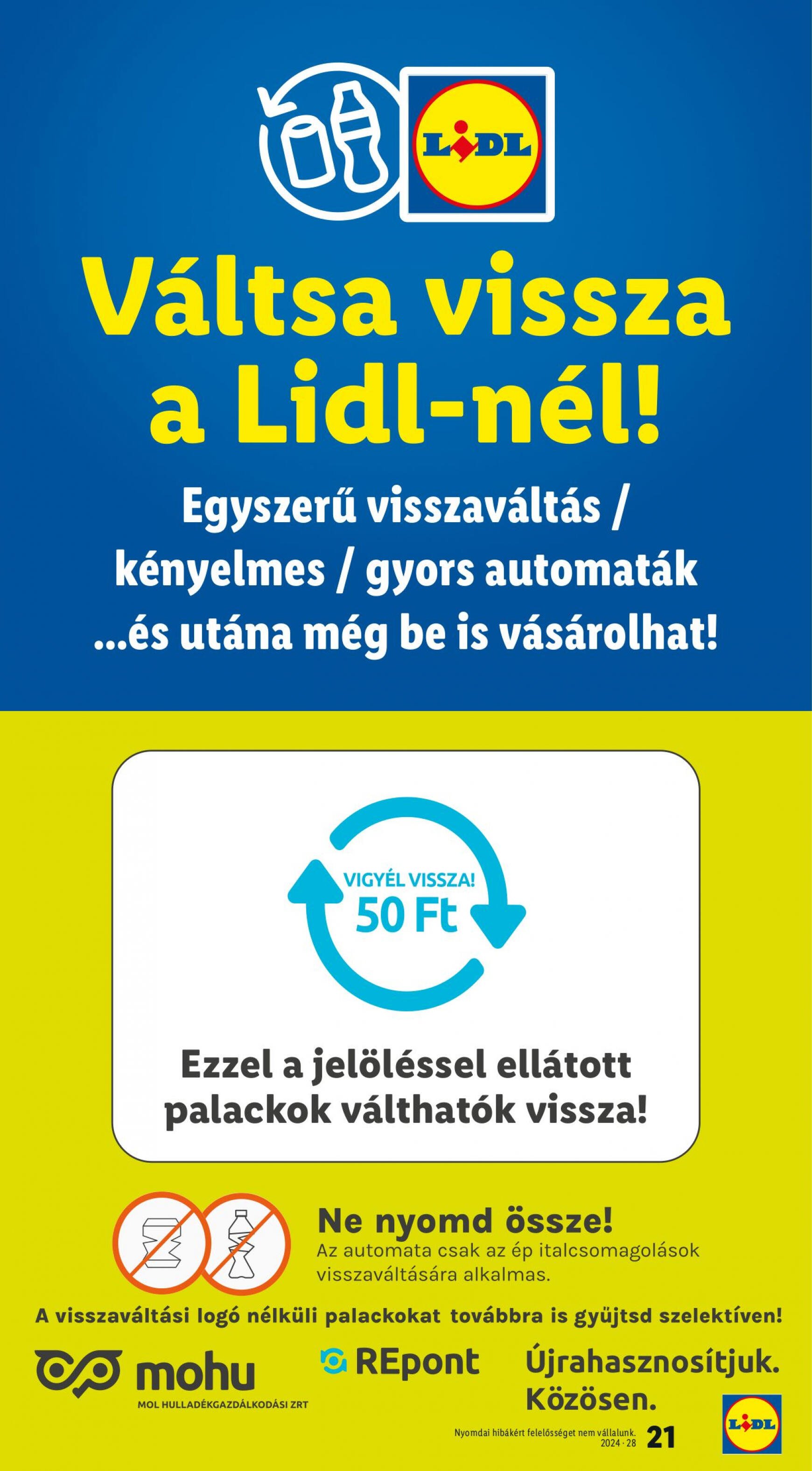 lidl - Aktuális újság Lidl 07.11. - 07.17. - page: 21