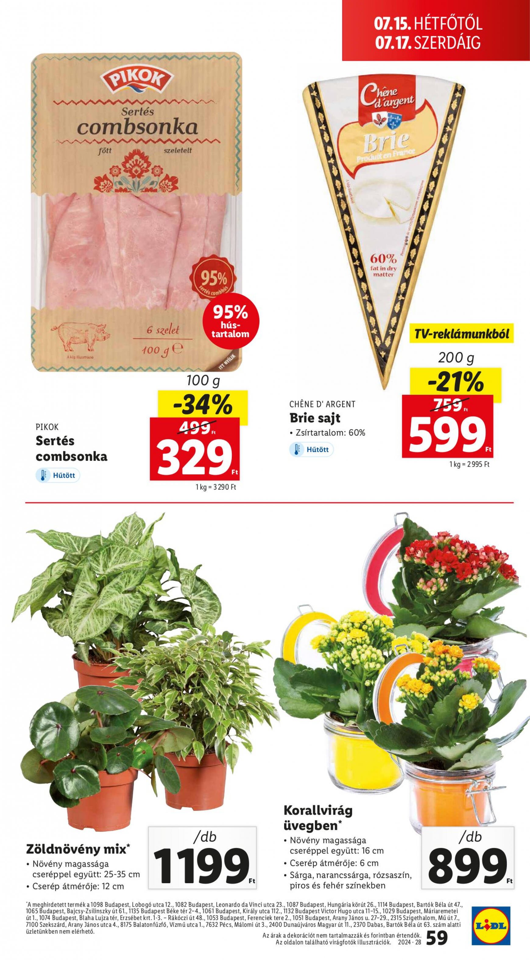 lidl - Aktuális újság Lidl 07.11. - 07.17. - page: 59