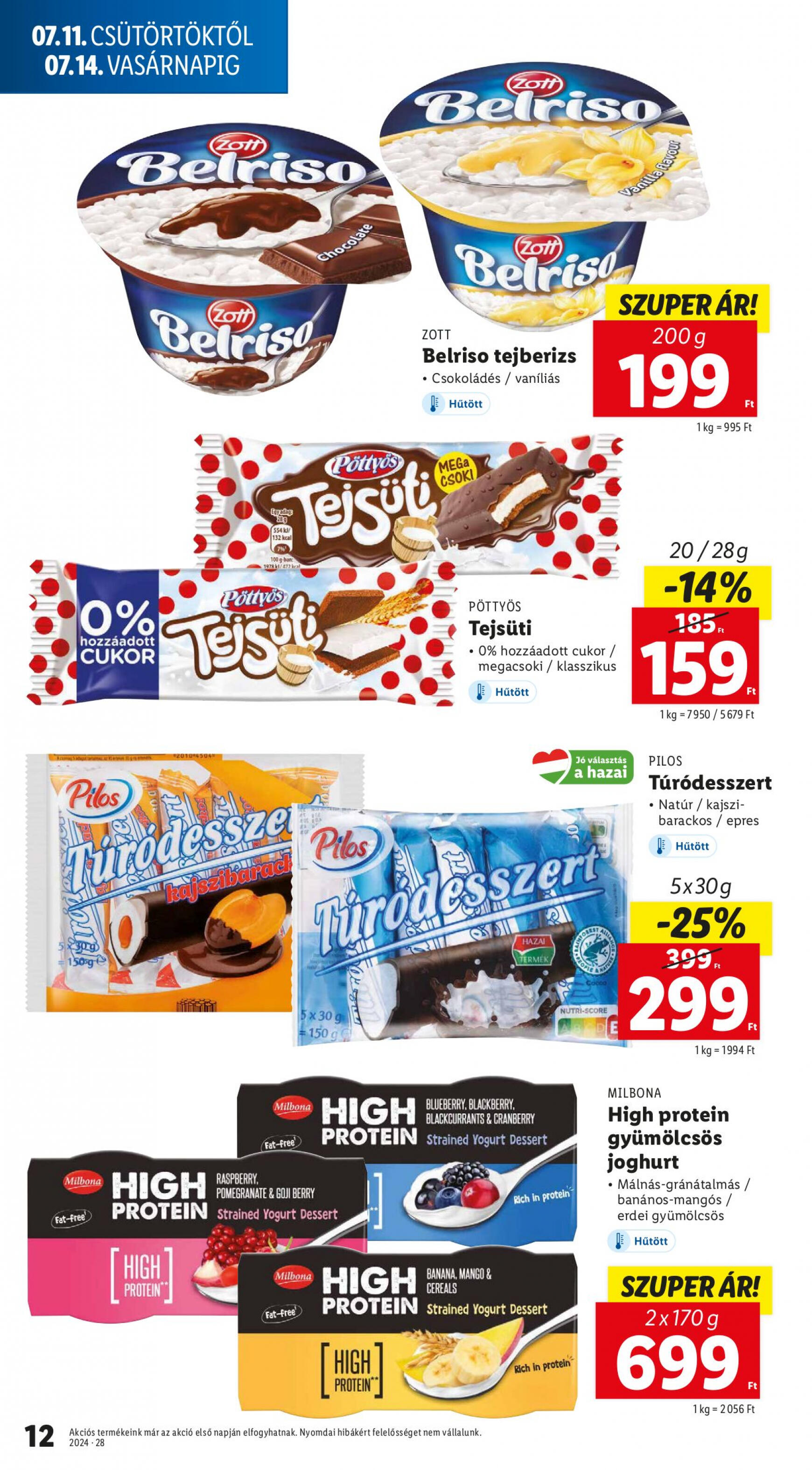 lidl - Aktuális újság Lidl 07.11. - 07.17. - page: 12