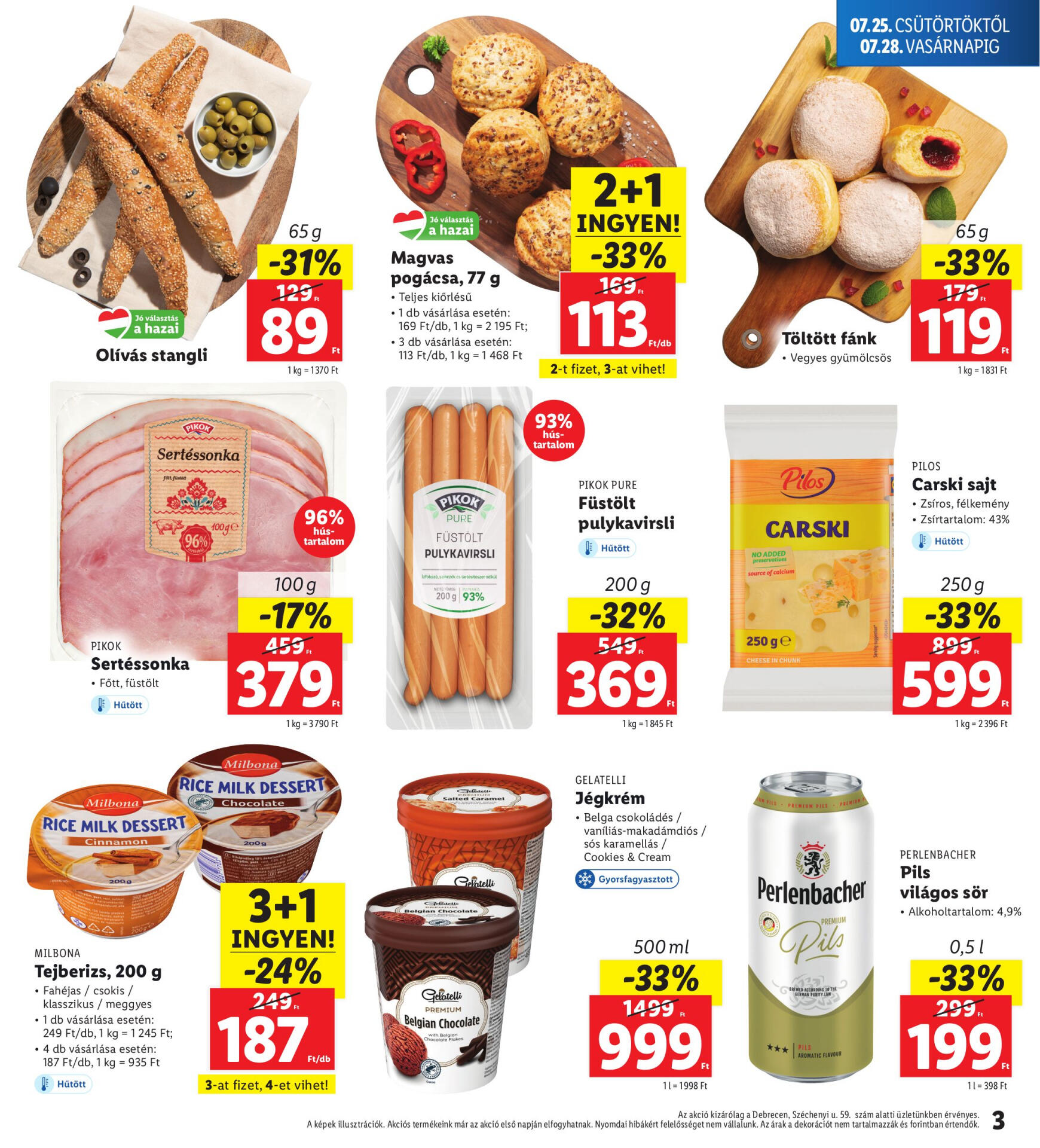 lidl - Aktuális újság Lidl - Debrecen 07.25. - 07.28. - page: 3