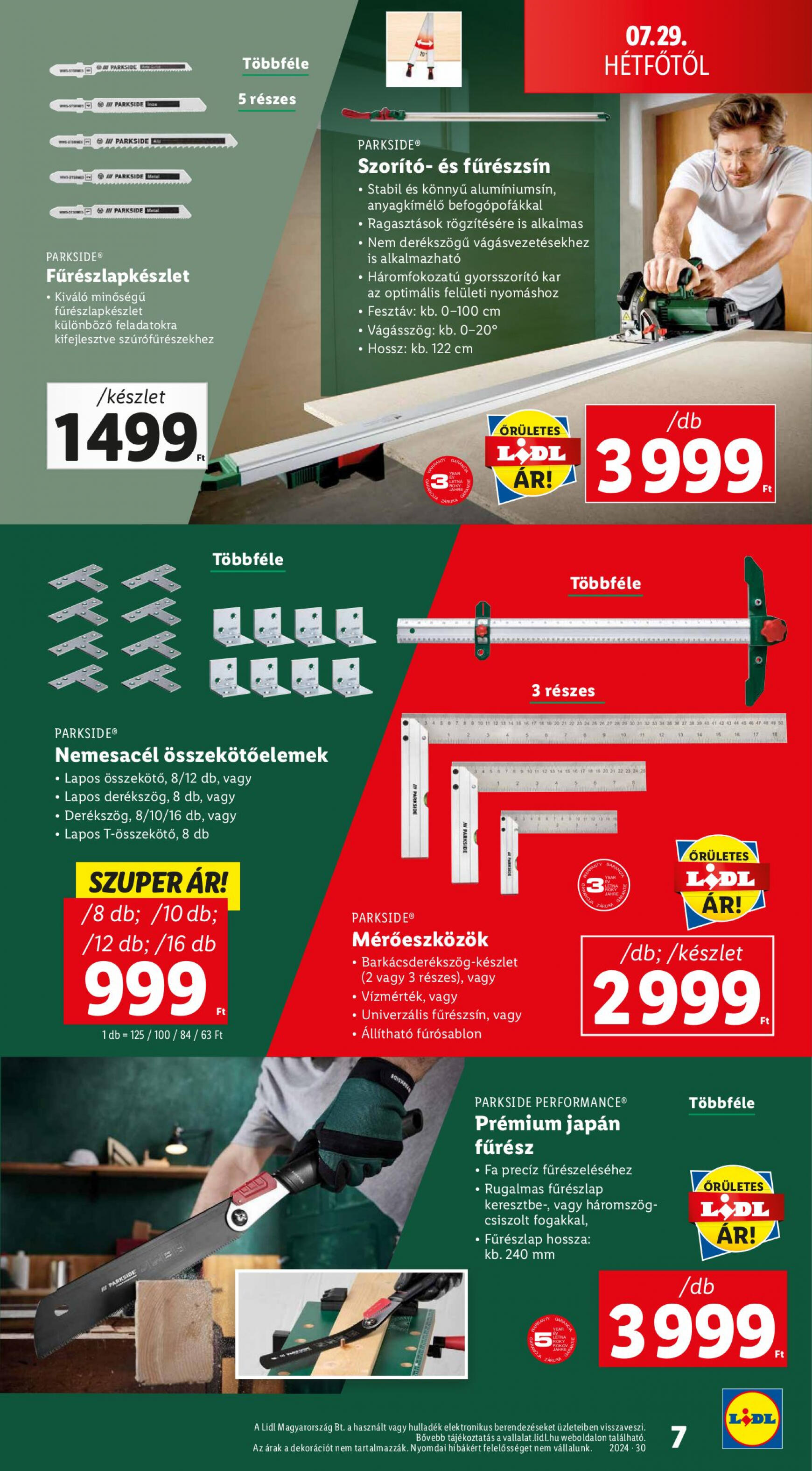 lidl - Aktuális újság Lidl 07.25. - 07.31. - page: 7