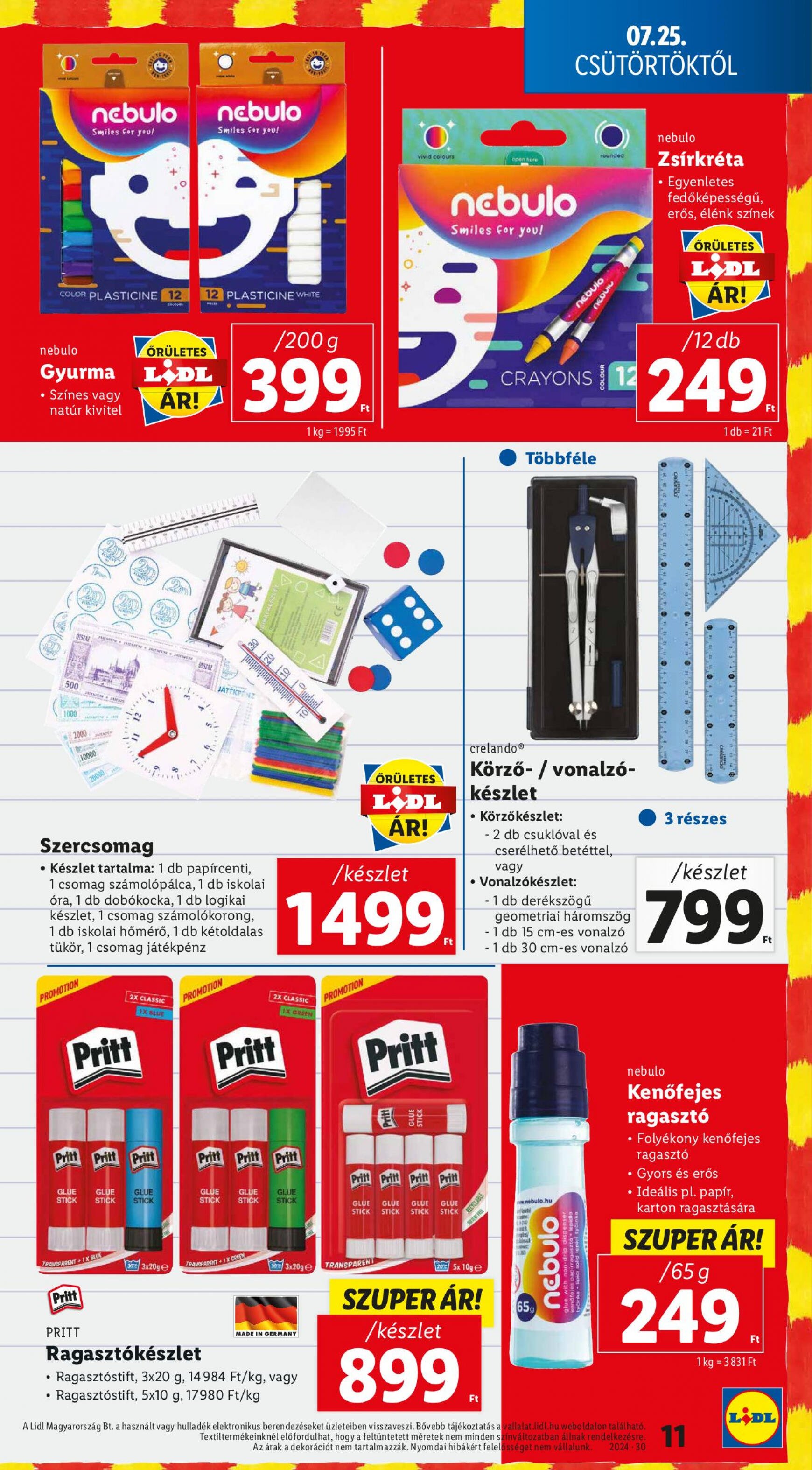 lidl - Aktuális újság Lidl 07.25. - 07.31. - page: 11