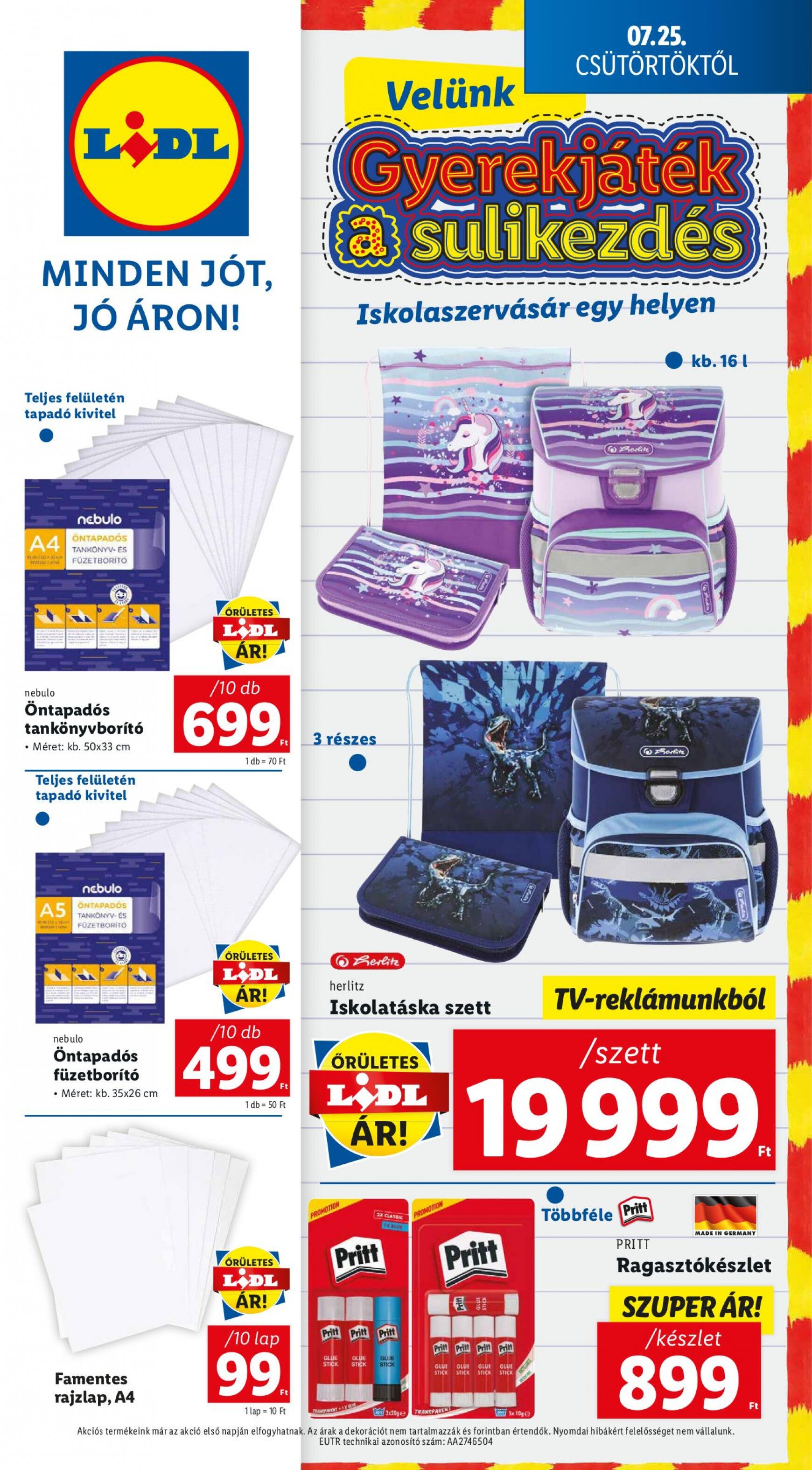 lidl - Aktuális újság Lidl 07.25. - 07.31. - page: 16