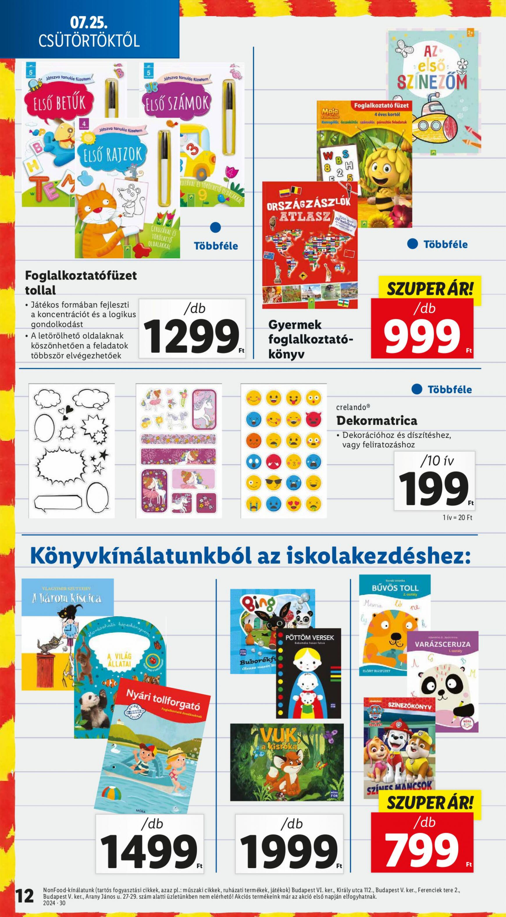 lidl - Aktuális újság Lidl 07.25. - 07.31. - page: 12