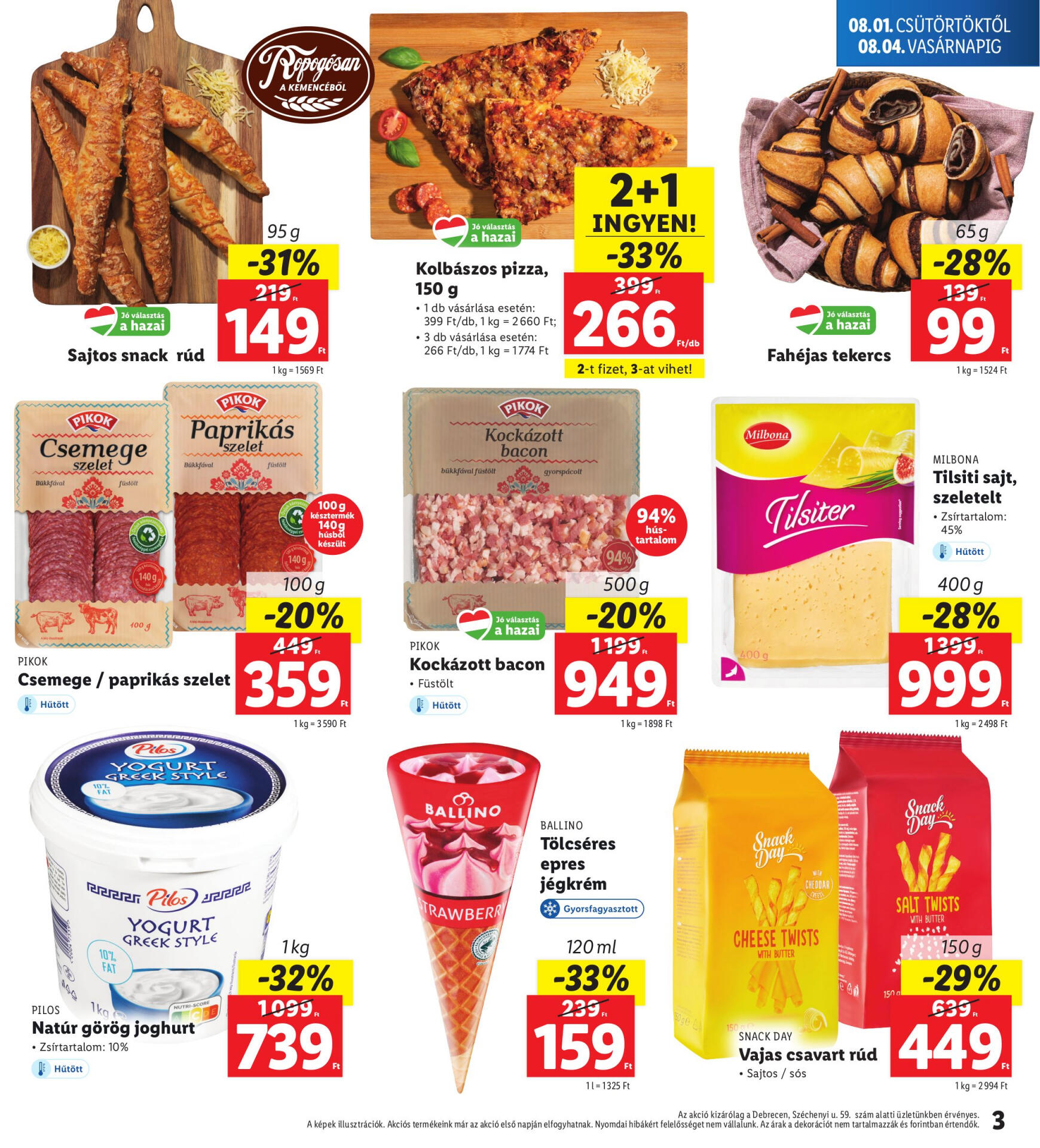 lidl - Aktuális újság Lidl - Debrecen 08.01. - 08.04. - page: 3