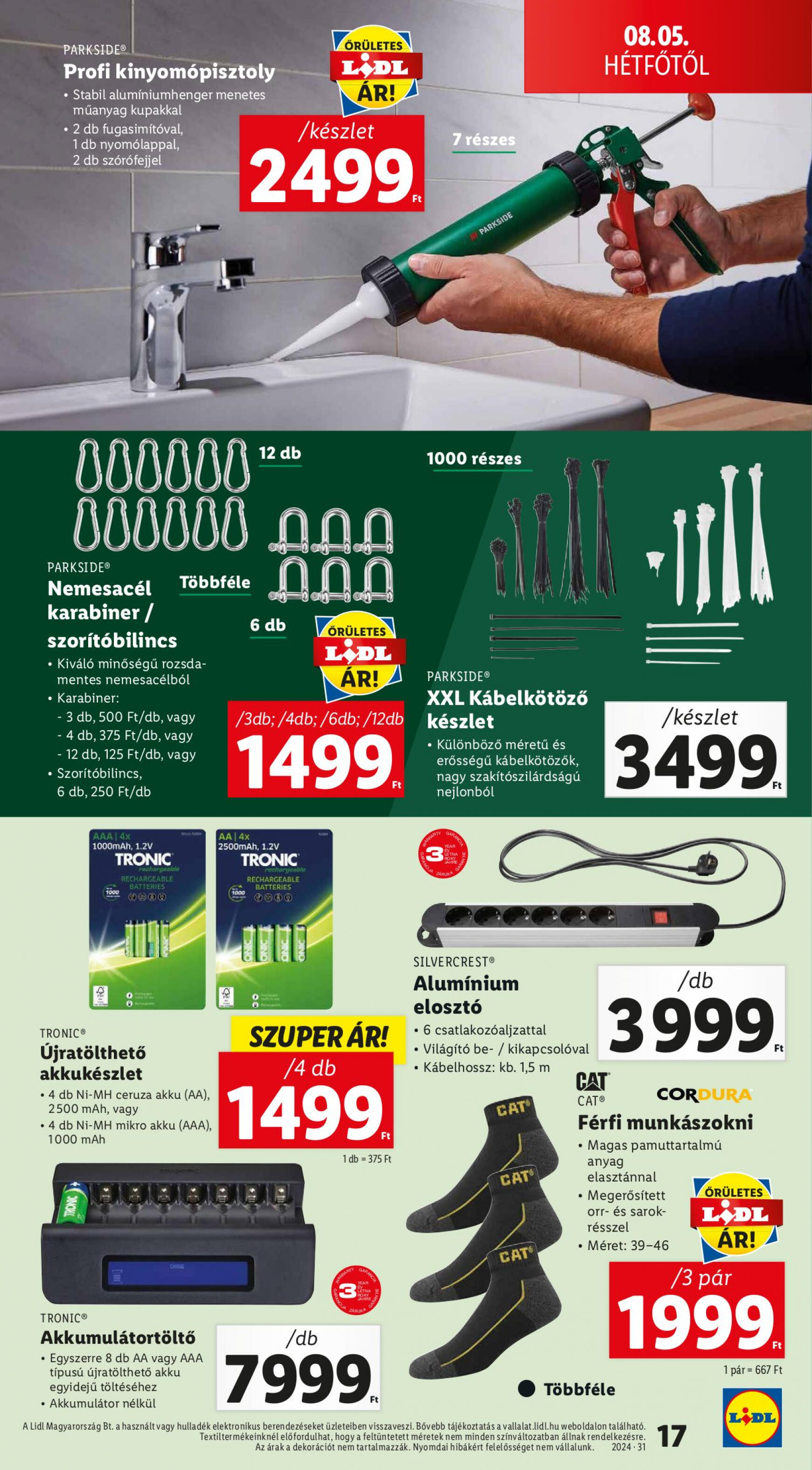 lidl - Aktuális újság Lidl 08.01. - 08.07. - page: 17