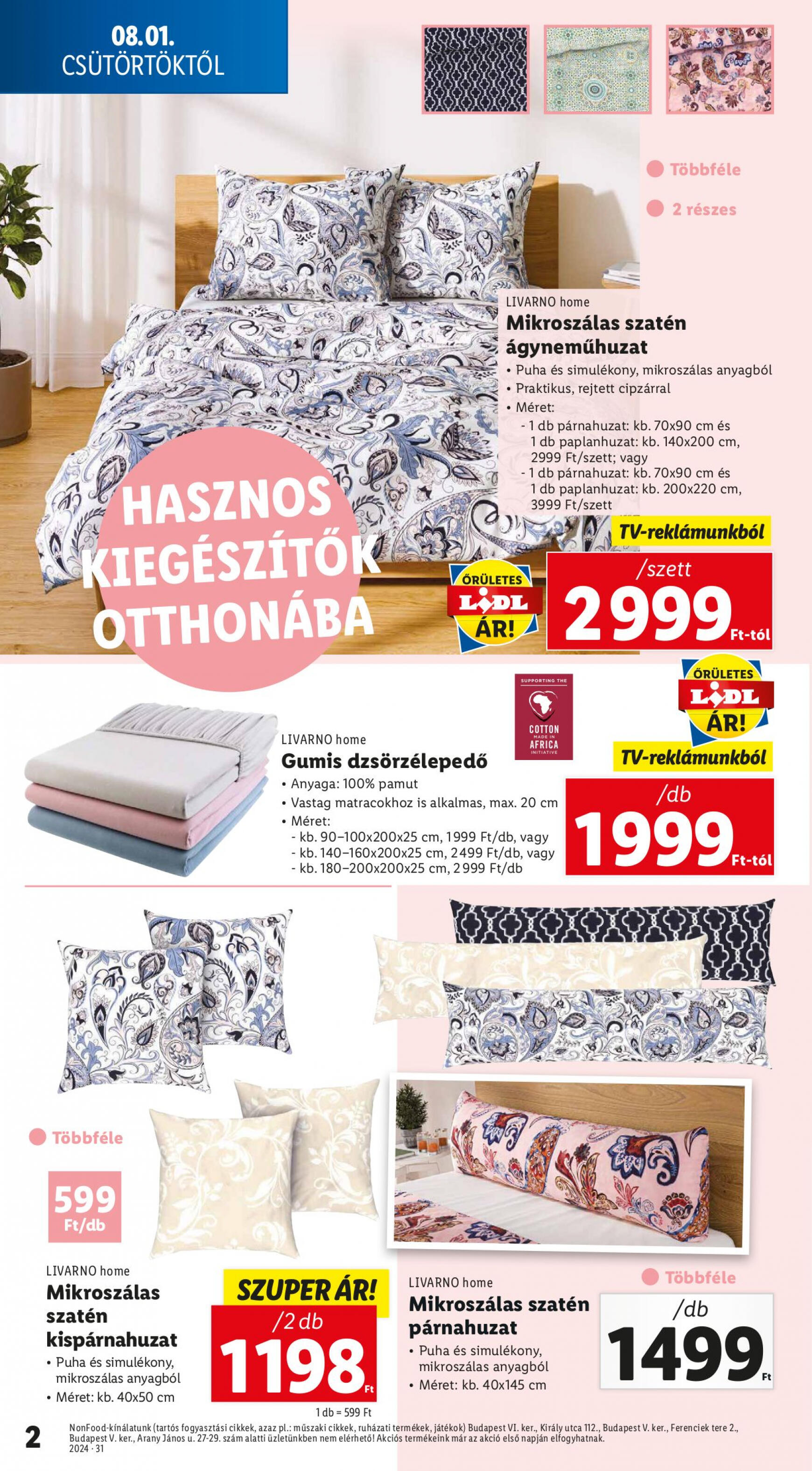 lidl - Aktuális újság Lidl 08.01. - 08.07. - page: 2