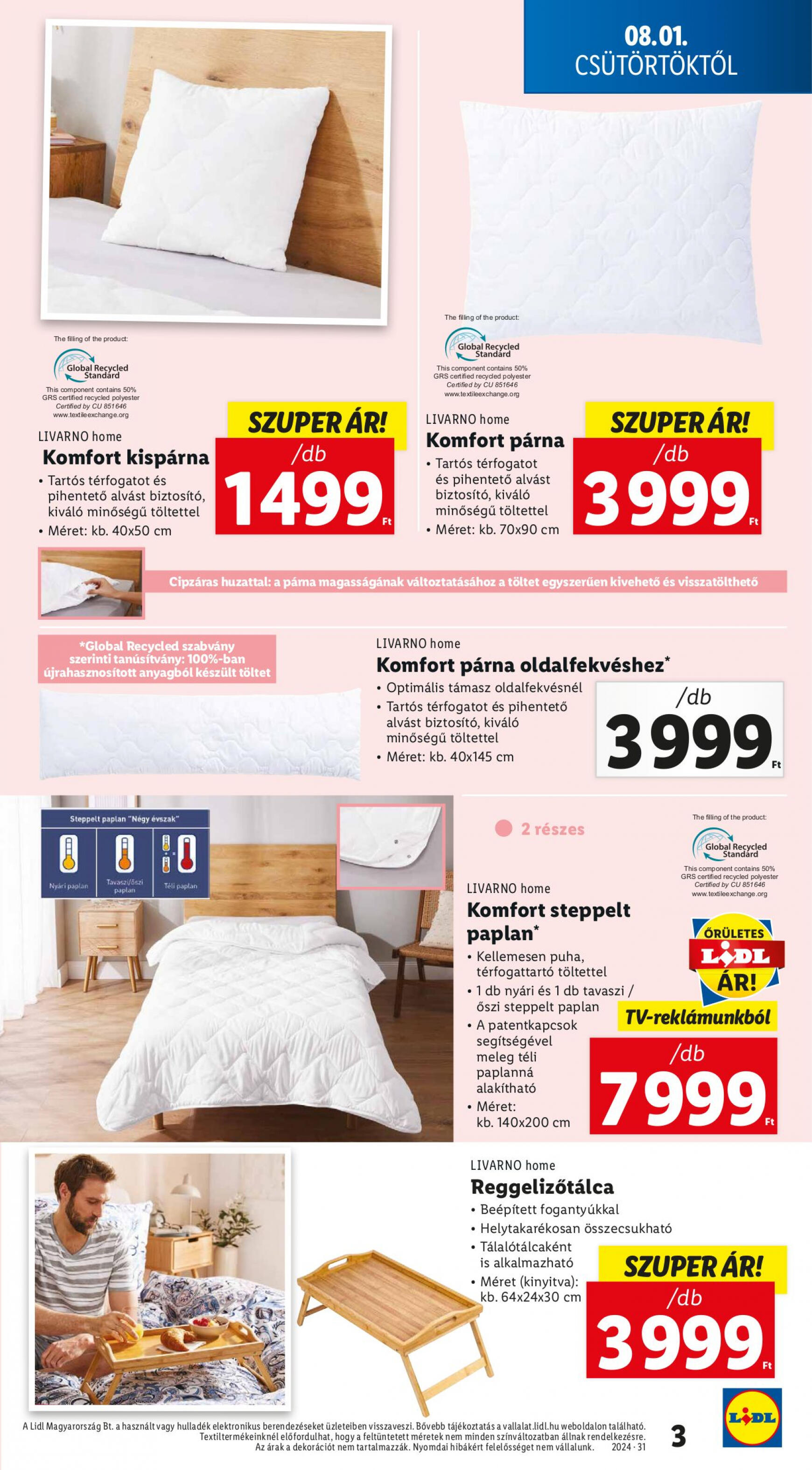 lidl - Aktuális újság Lidl 08.01. - 08.07. - page: 3