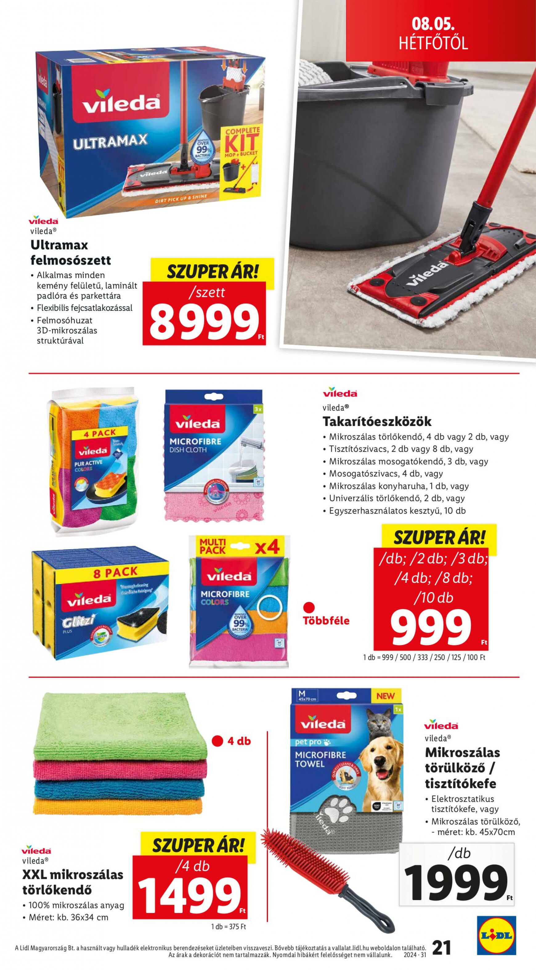 lidl - Aktuális újság Lidl 08.01. - 08.07. - page: 21