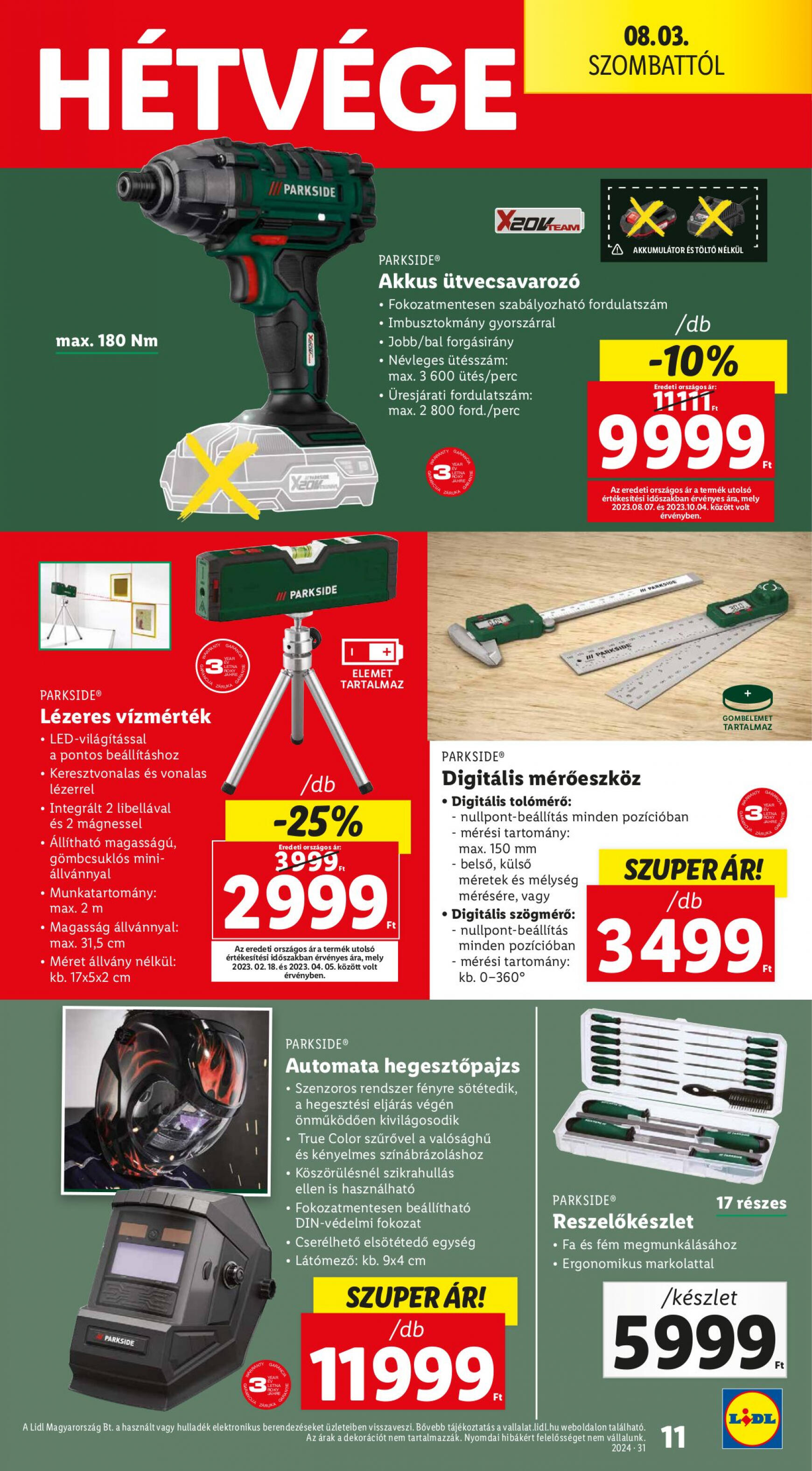 lidl - Aktuális újság Lidl 08.01. - 08.07. - page: 11