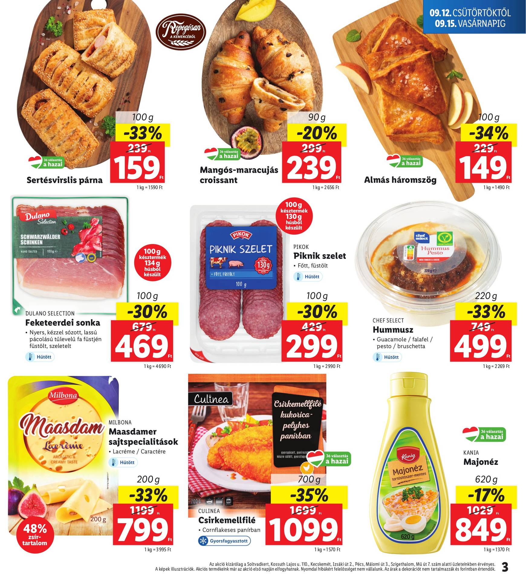 lidl - Aktuális újság Lidl - Soltvadkert, Kecskemét, Pécs 09.12. - 09.15. - page: 3