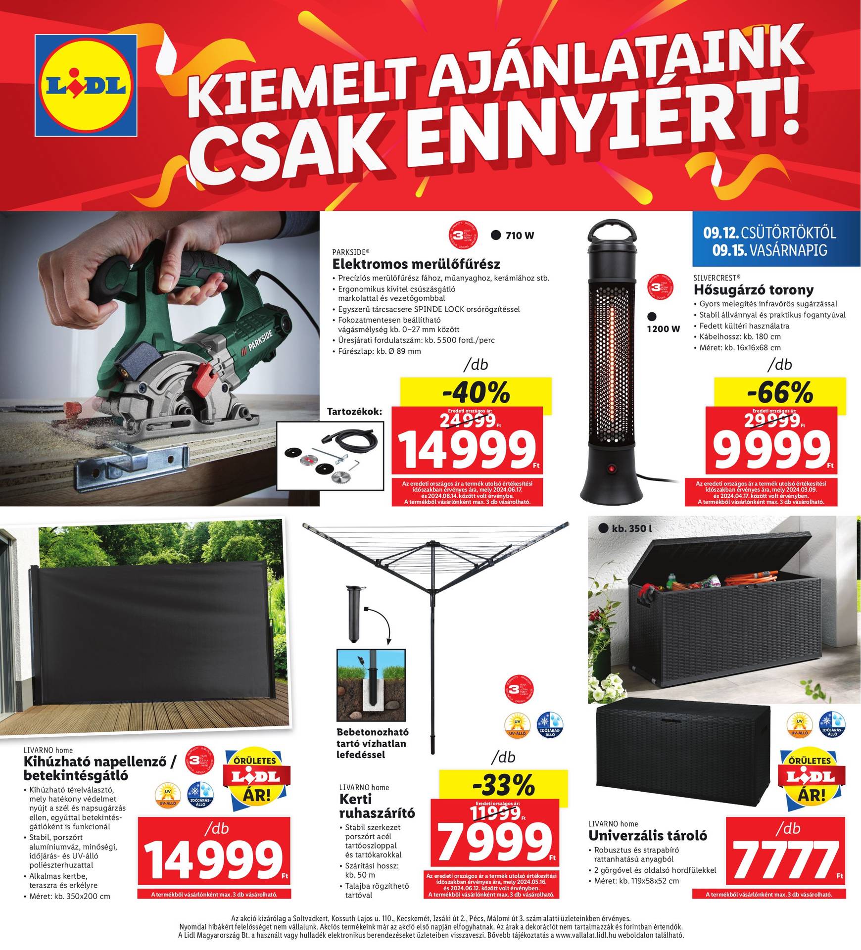 lidl - Aktuális újság Lidl - Soltvadkert, Kecskemét, Pécs 09.12. - 09.15. - page: 4