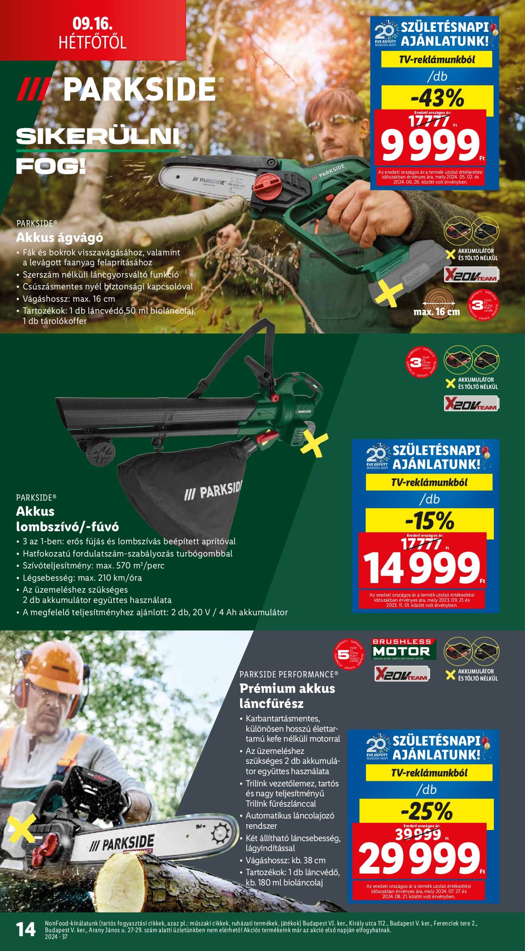 lidl - Aktuális újság Lidl 09.12. - 09.18. - page: 14