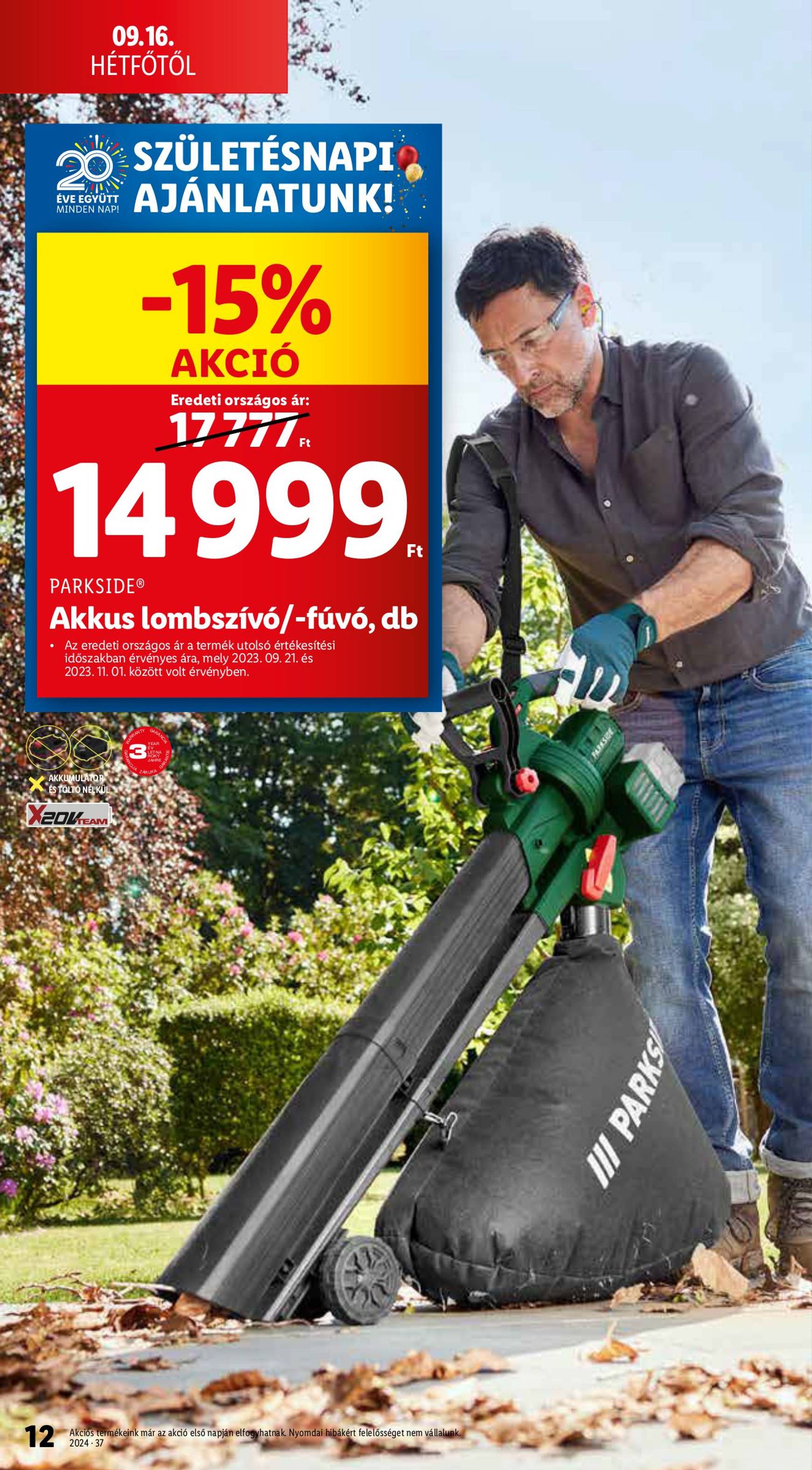 lidl - Aktuális újság Lidl 09.12. - 09.18. - page: 12