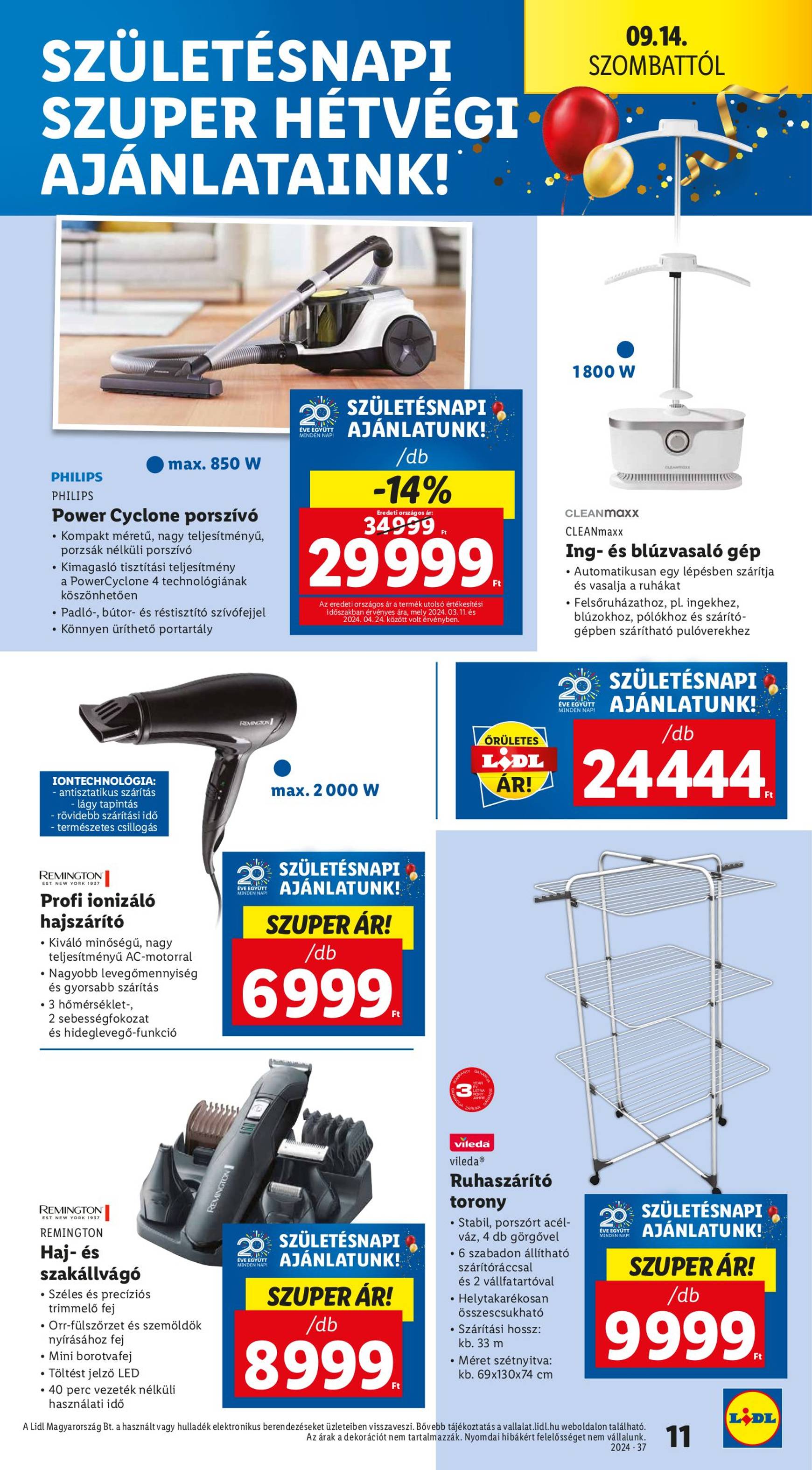 lidl - Aktuális újság Lidl 09.12. - 09.18. - page: 11