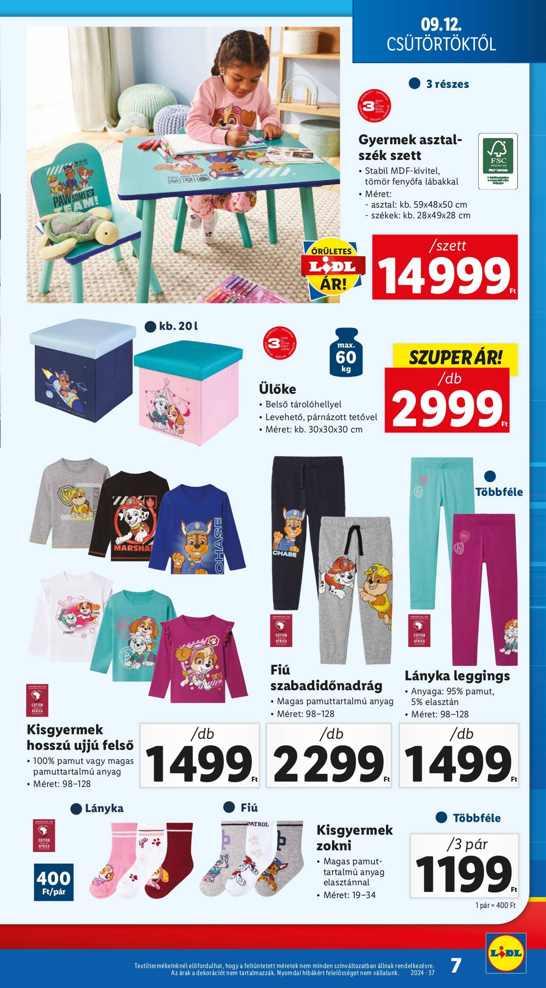 lidl - Aktuális újság Lidl 09.12. - 09.18. - page: 7