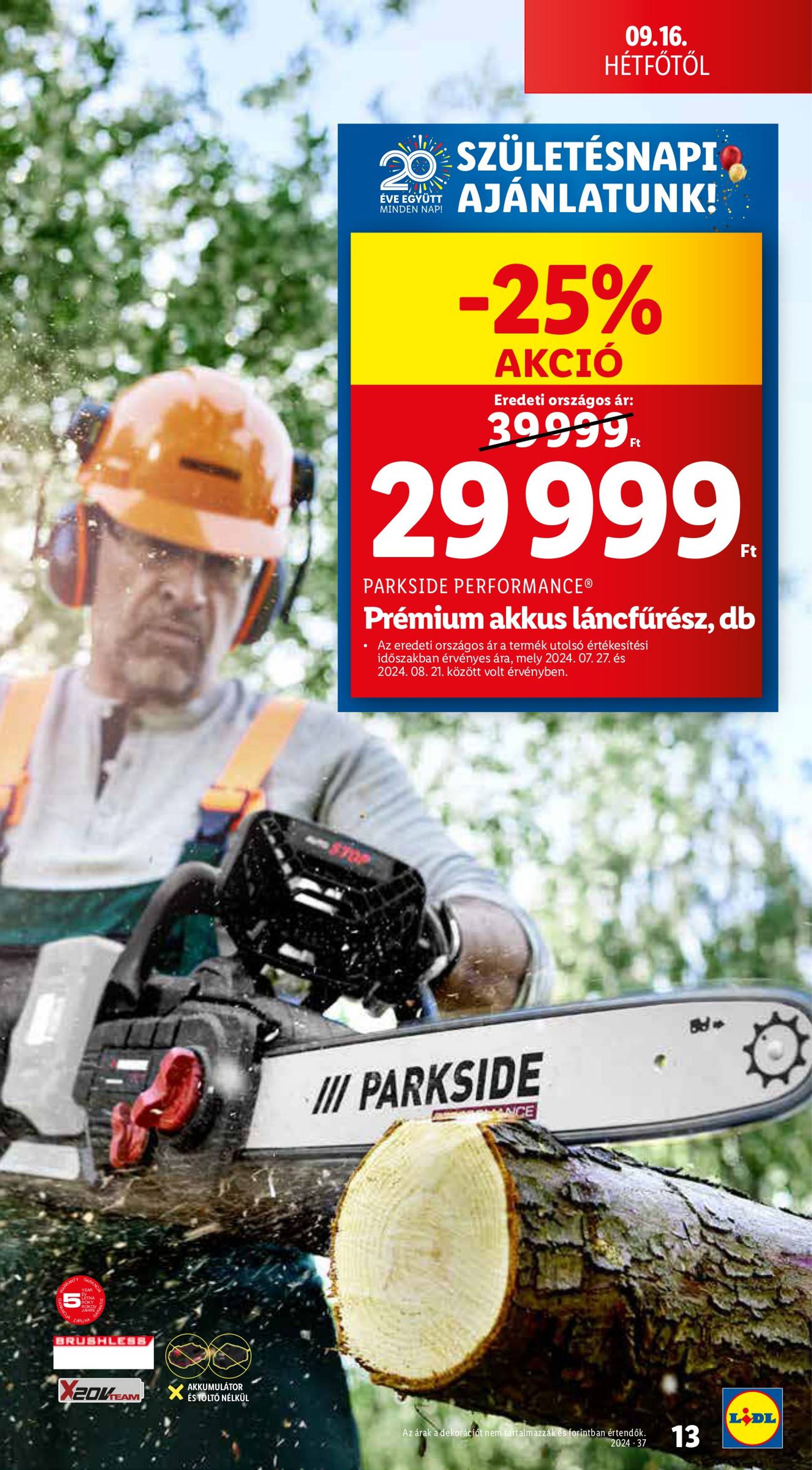 lidl - Aktuális újság Lidl 09.12. - 09.18. - page: 13