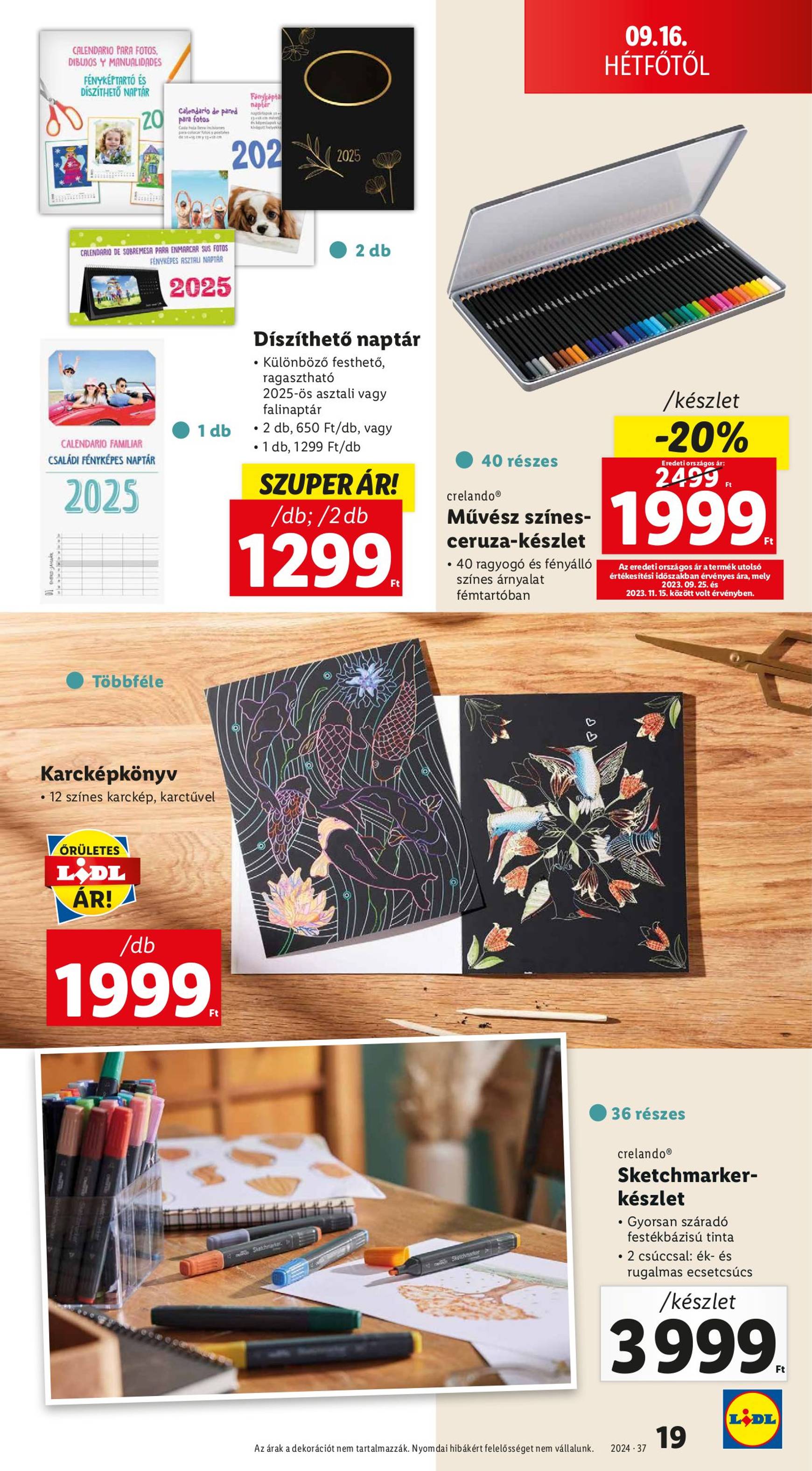 lidl - Aktuális újság Lidl 09.12. - 09.18. - page: 19