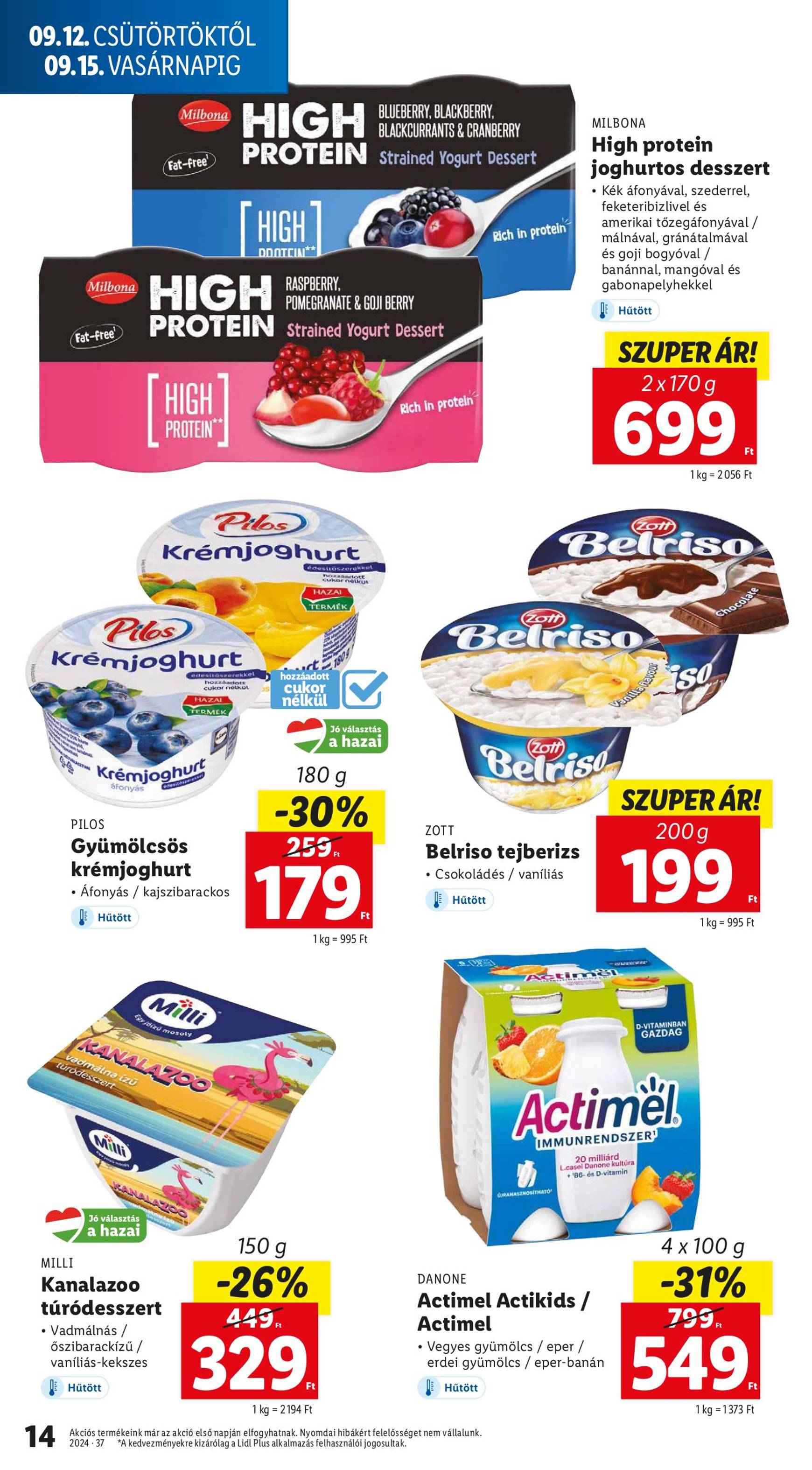 lidl - Aktuális újság Lidl 09.12. - 09.18. - page: 14