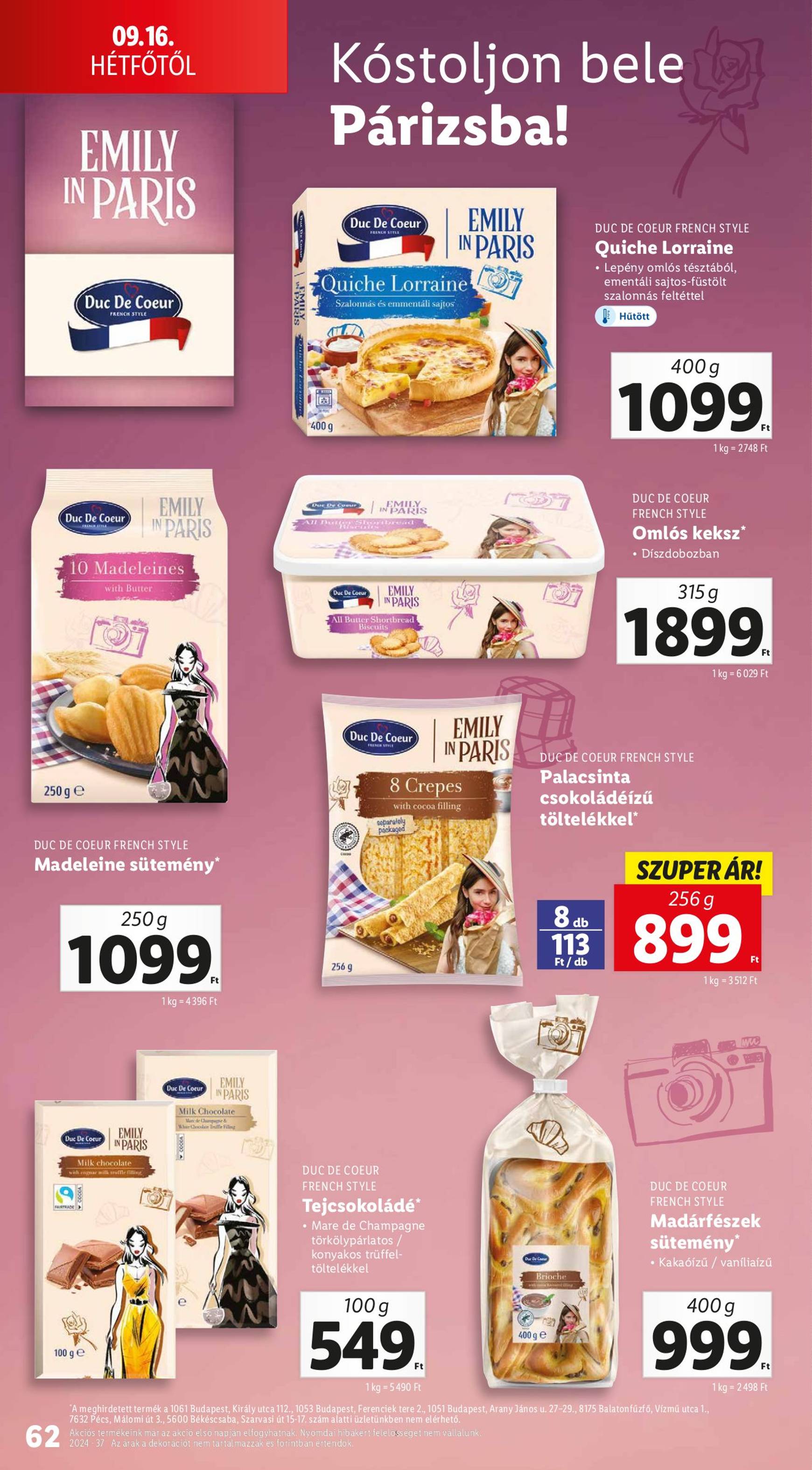 lidl - Aktuális újság Lidl 09.12. - 09.18. - page: 62