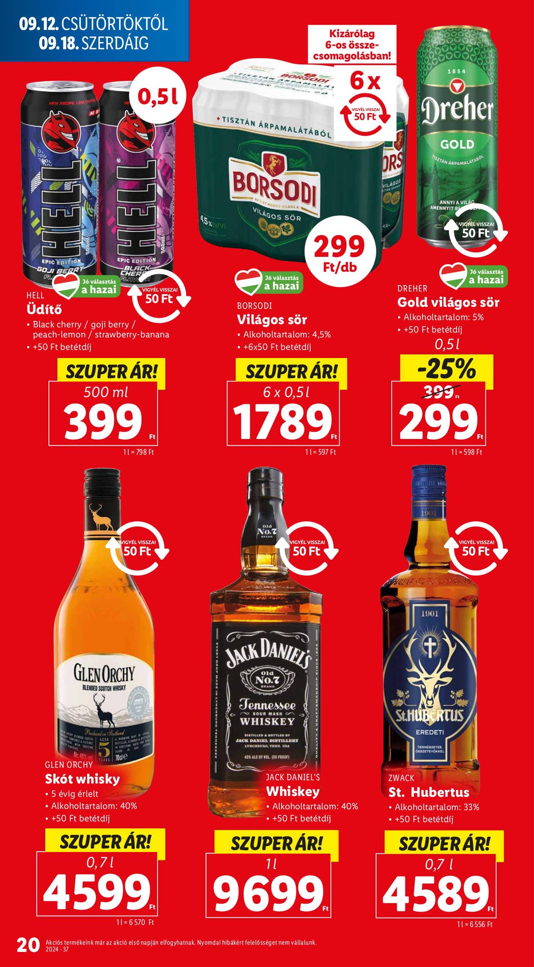 lidl - Aktuális újság Lidl 09.12. - 09.18. - page: 20