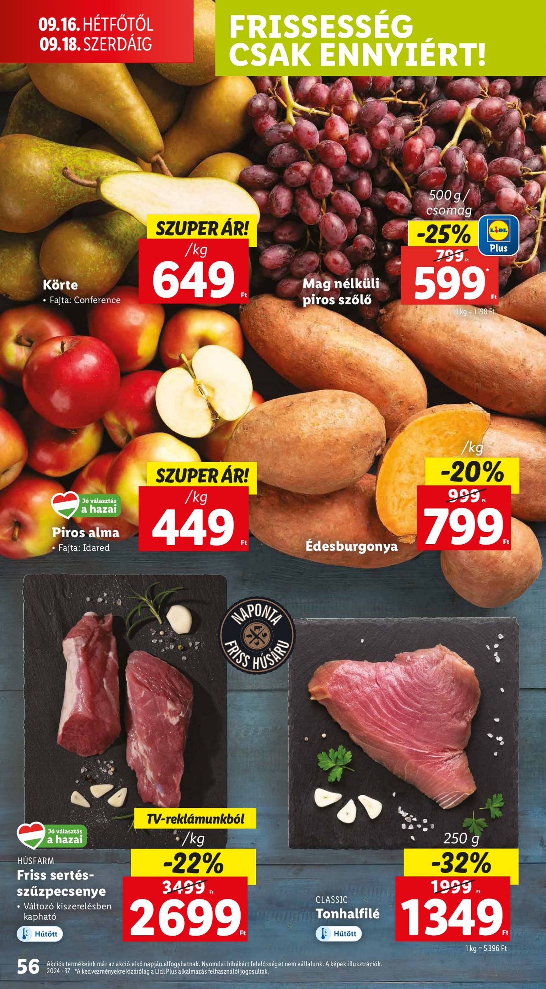 lidl - Aktuális újság Lidl 09.12. - 09.18. - page: 56