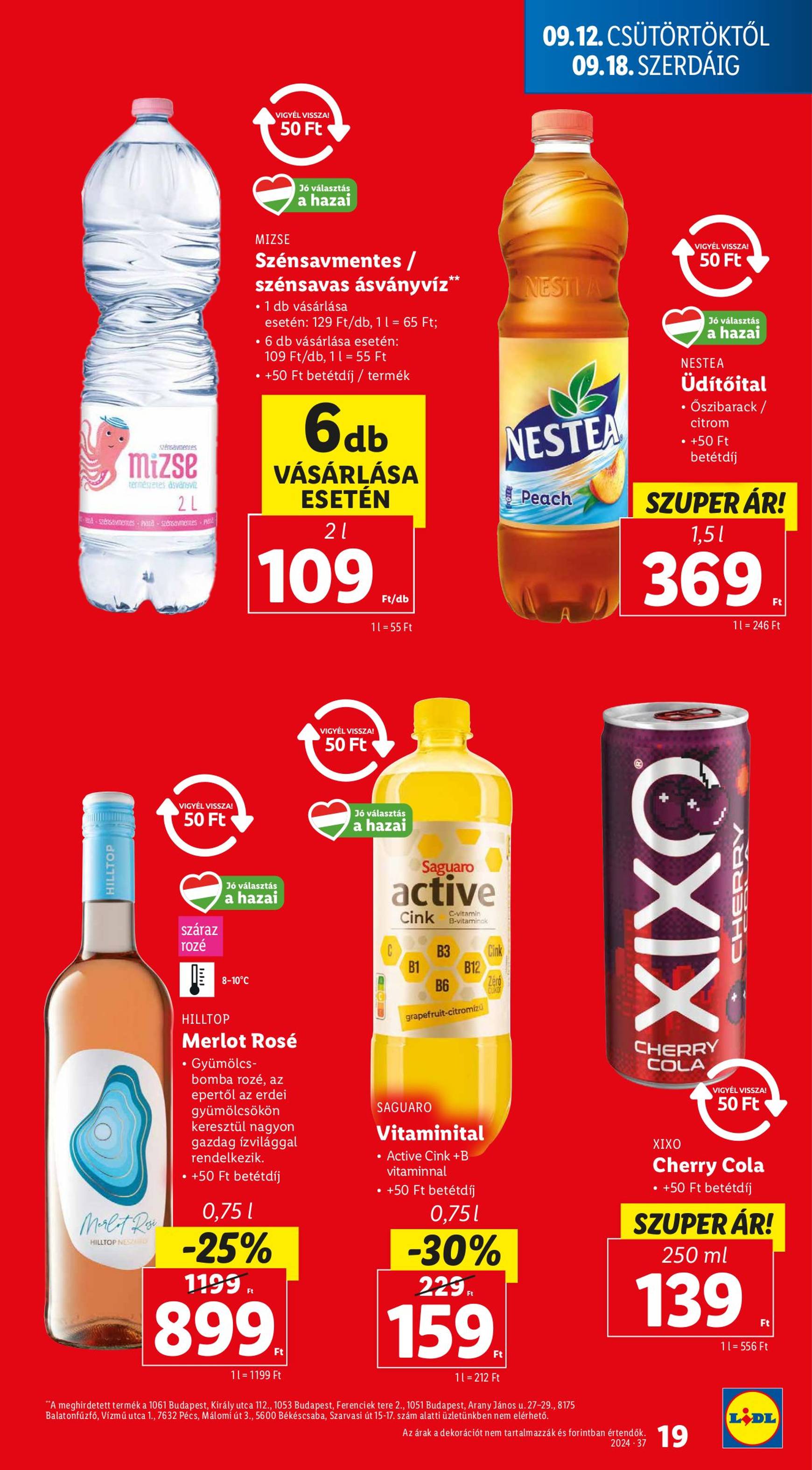 lidl - Aktuális újság Lidl 09.12. - 09.18. - page: 19