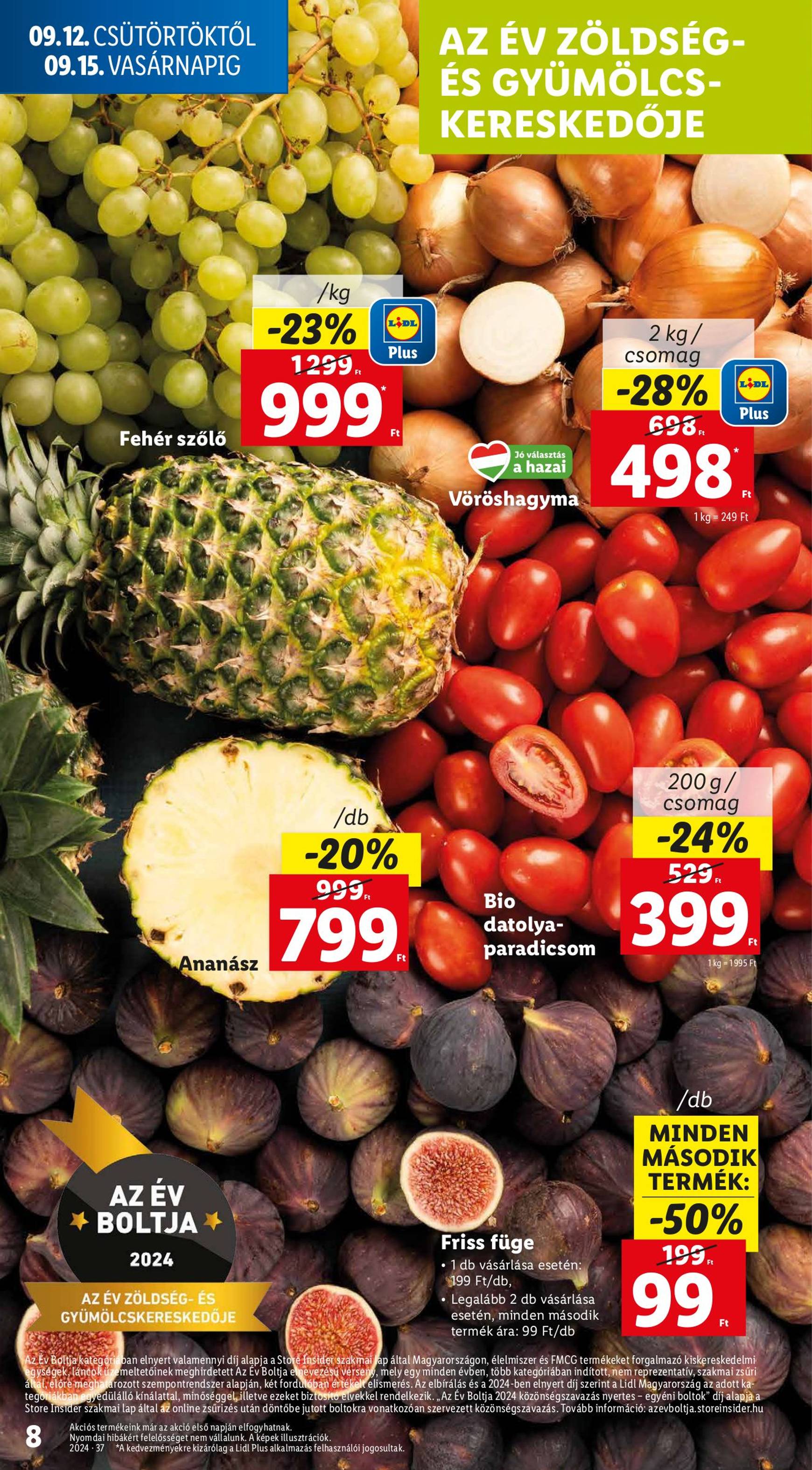 lidl - Aktuális újság Lidl 09.12. - 09.18. - page: 8