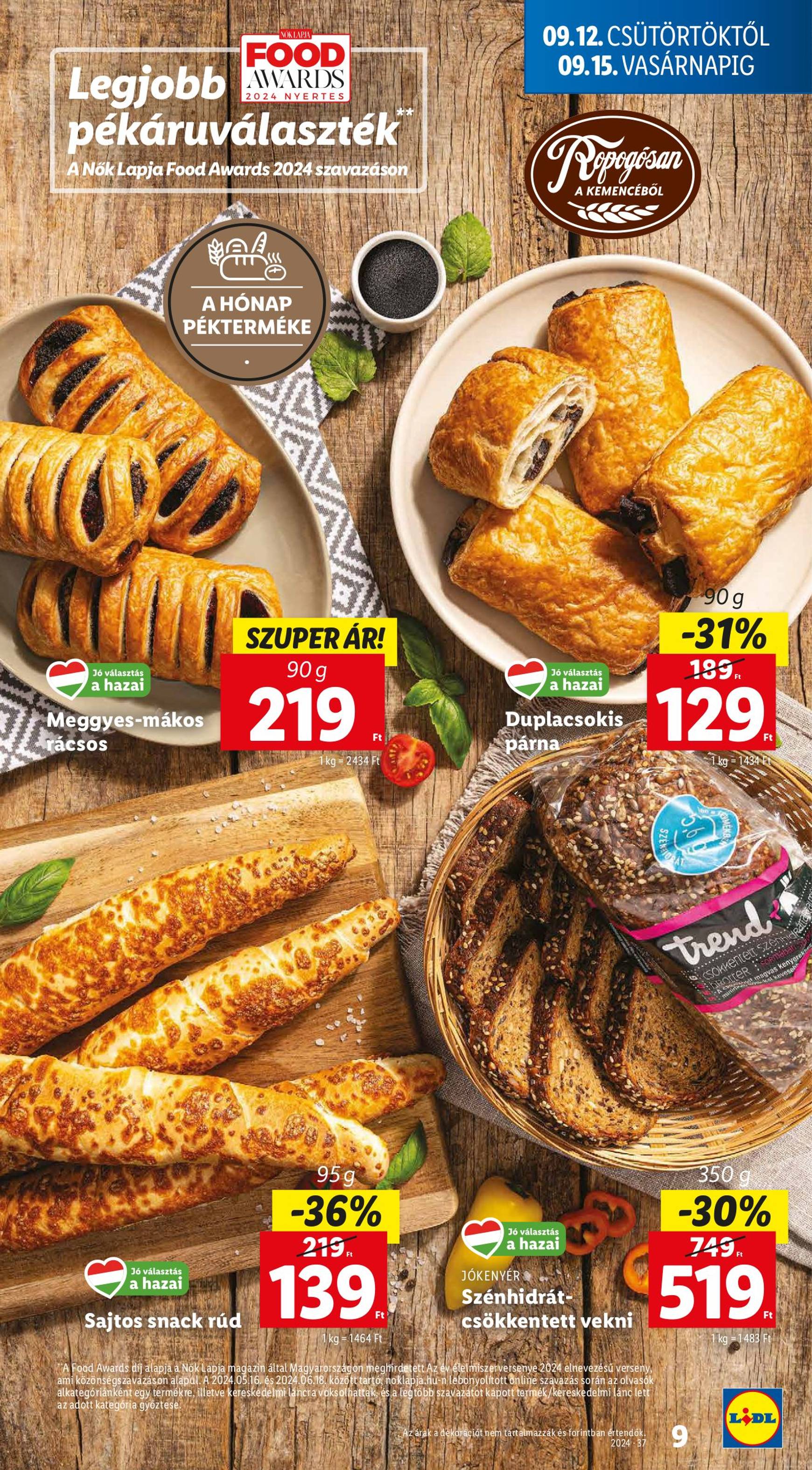 lidl - Aktuális újság Lidl 09.12. - 09.18. - page: 9